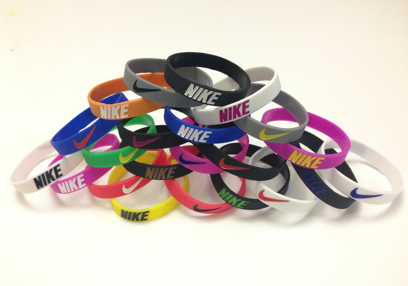 Nike Sport Baller Band Silicone White w/Black logo