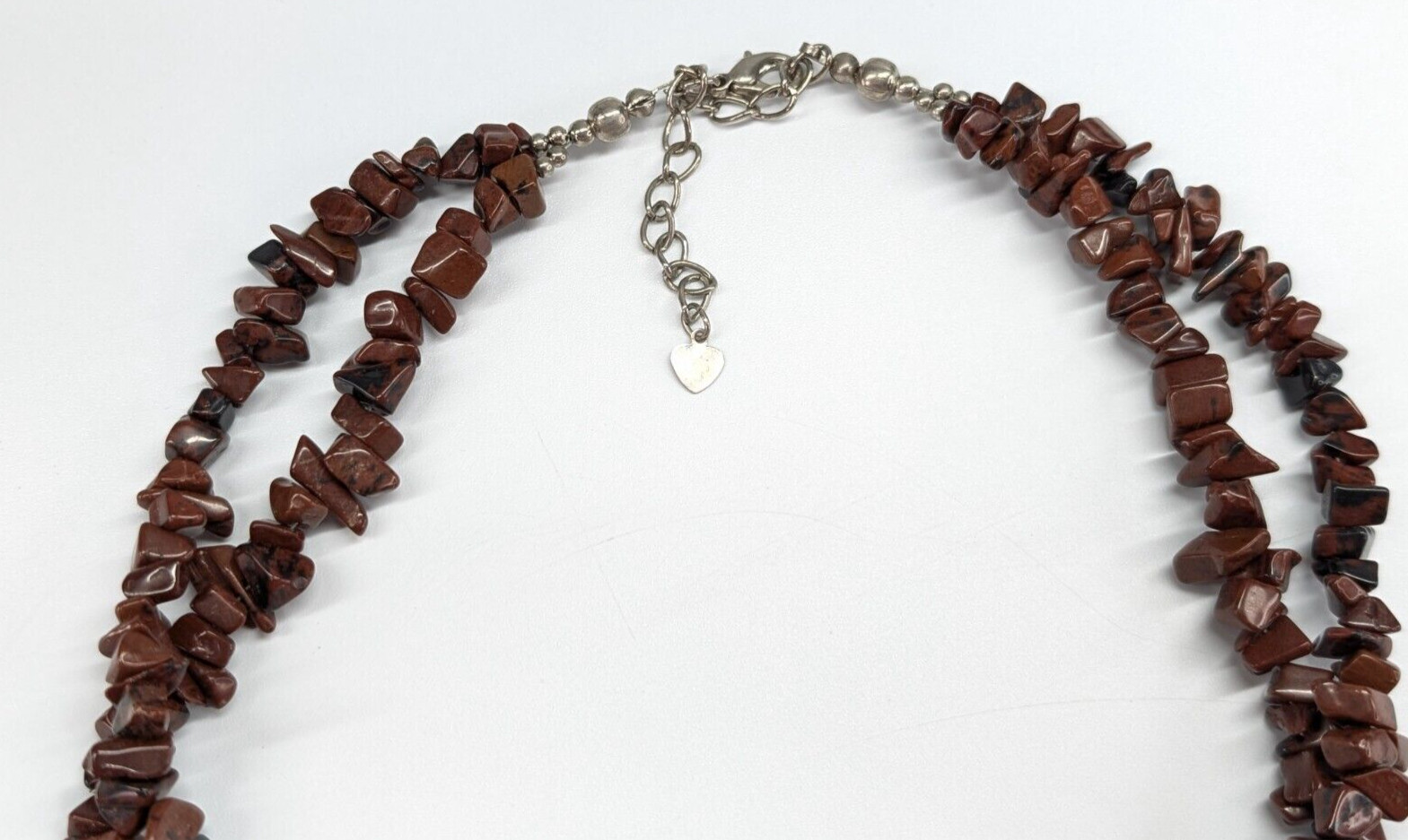 Chinese Carved Dragon Pendant Red Jasper & Carnelian Multi Strand Necklace 20″