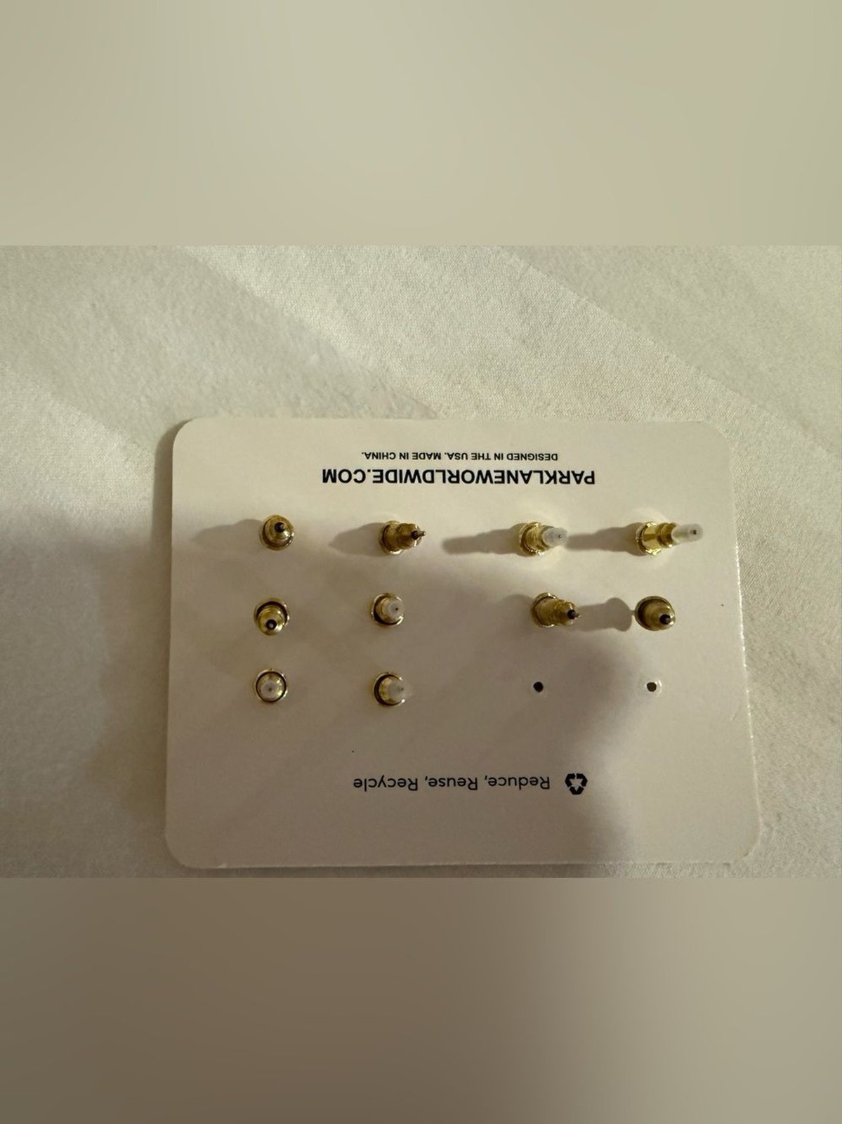 Park Lane Pink, Aqua, Blue, Red and Black Stud Earring Set of 5