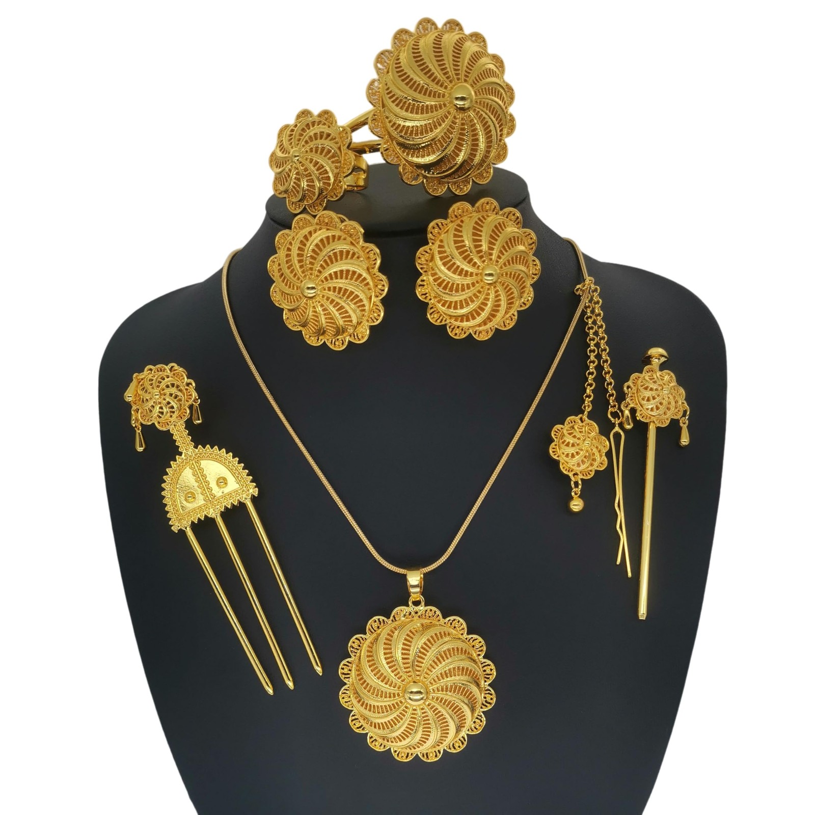 Ethiopian Traditional Jewelry | Eritrean Jewelry for Women Set | Ethiopian