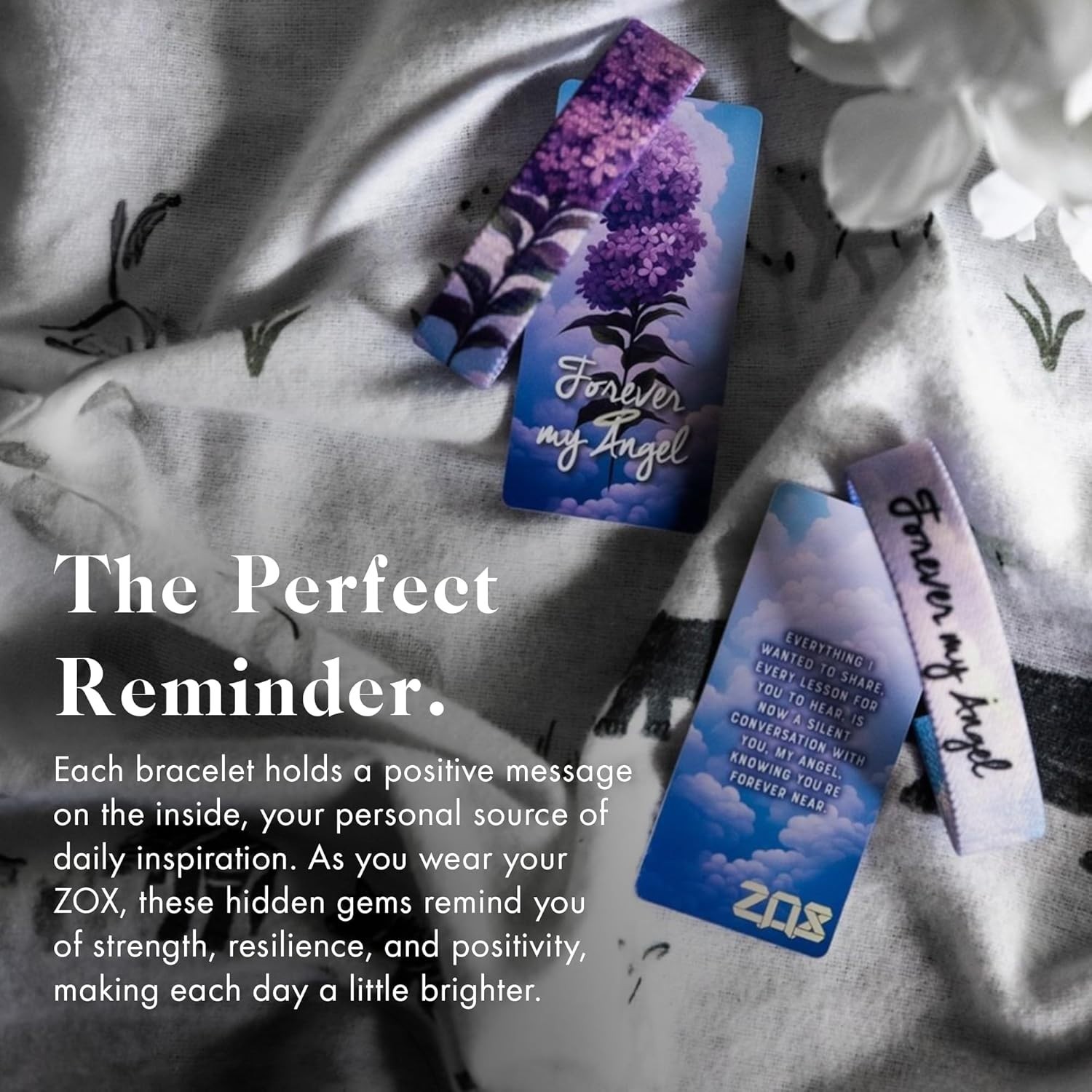 Forever My Angel – Inspirational Stretchy Bracelet for Positive Vibes & Kindness