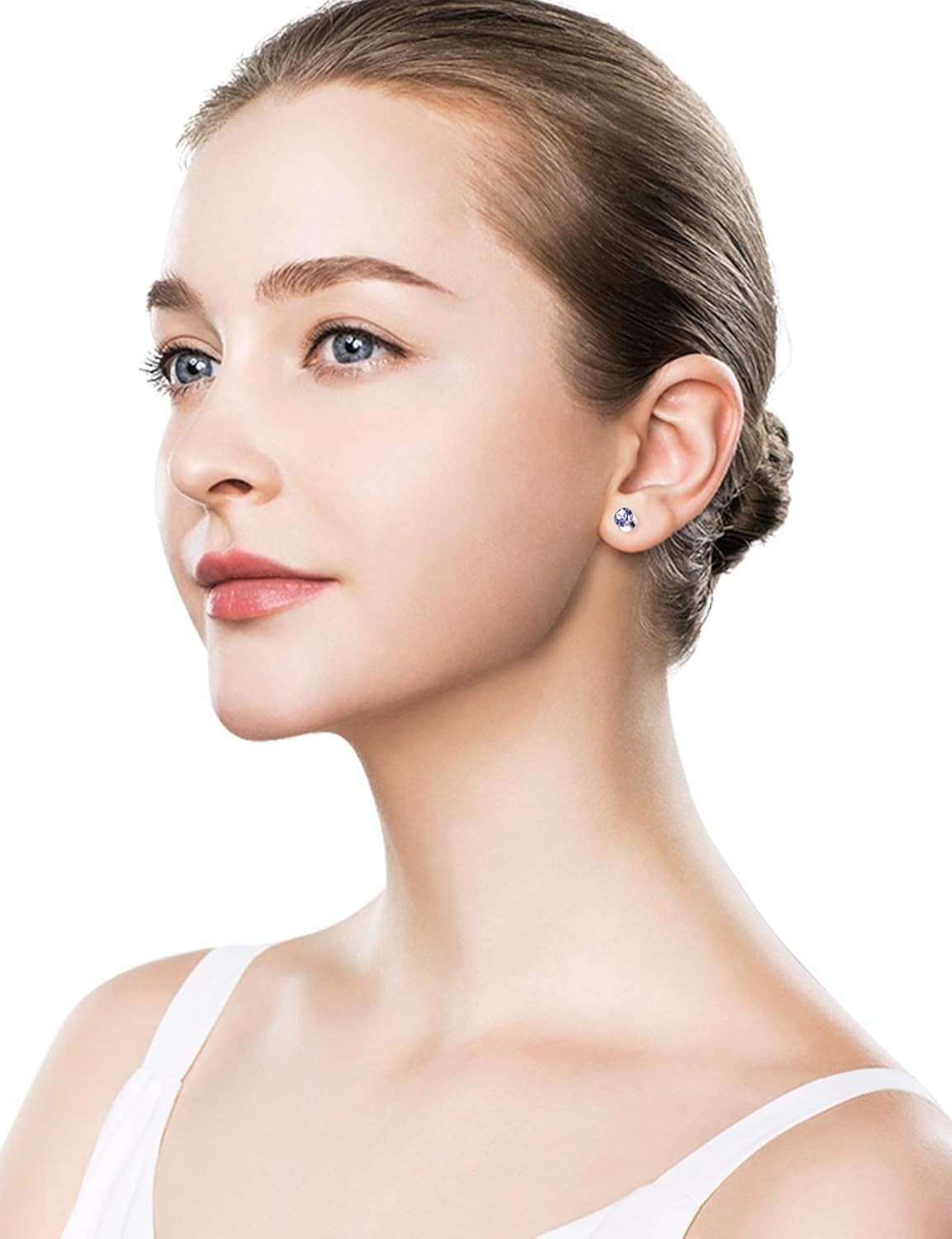 Torniro 18 Pairs Magnetic Stud Earrings Colors CZ Clip on Non Piercing Fake S…