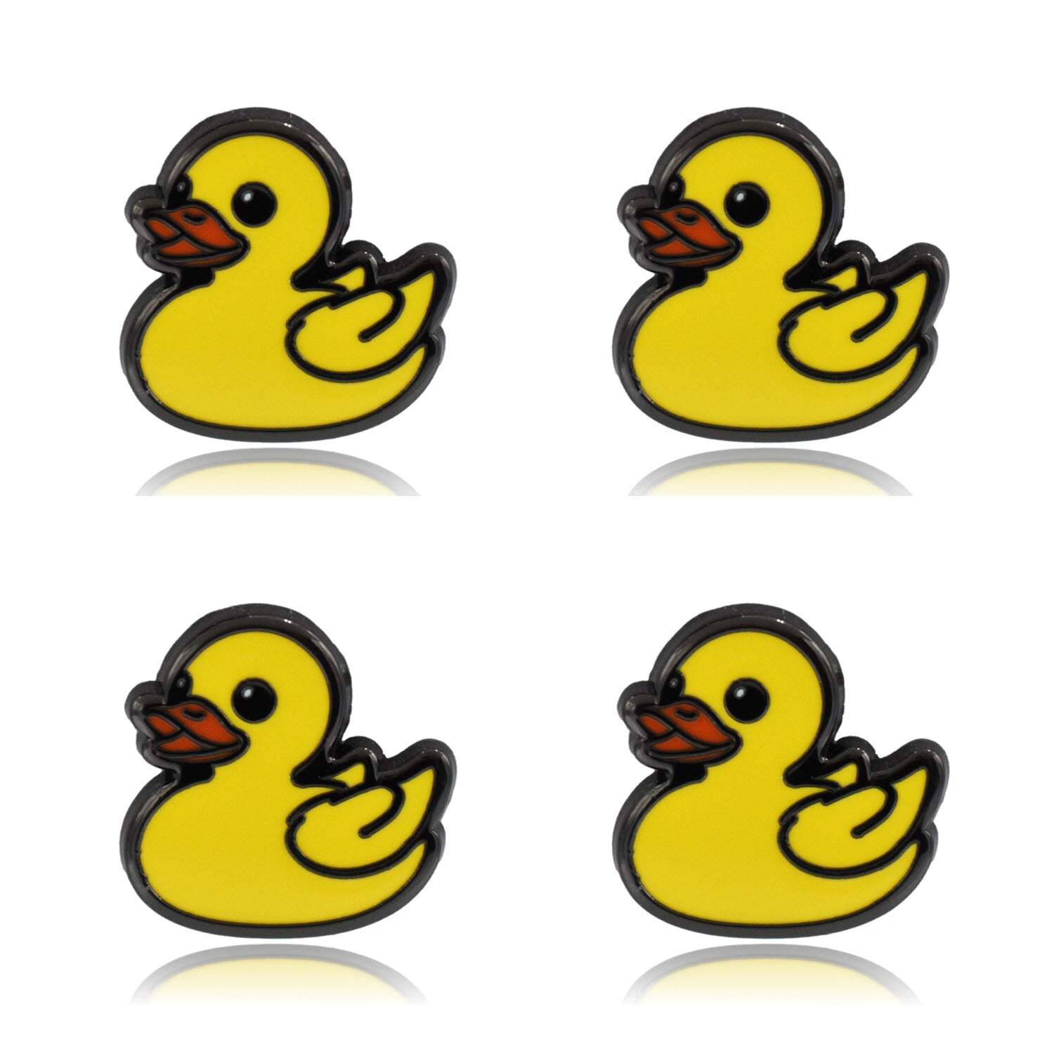 Mini Rubber Duck Set of 4 Filler Enamel Pins
