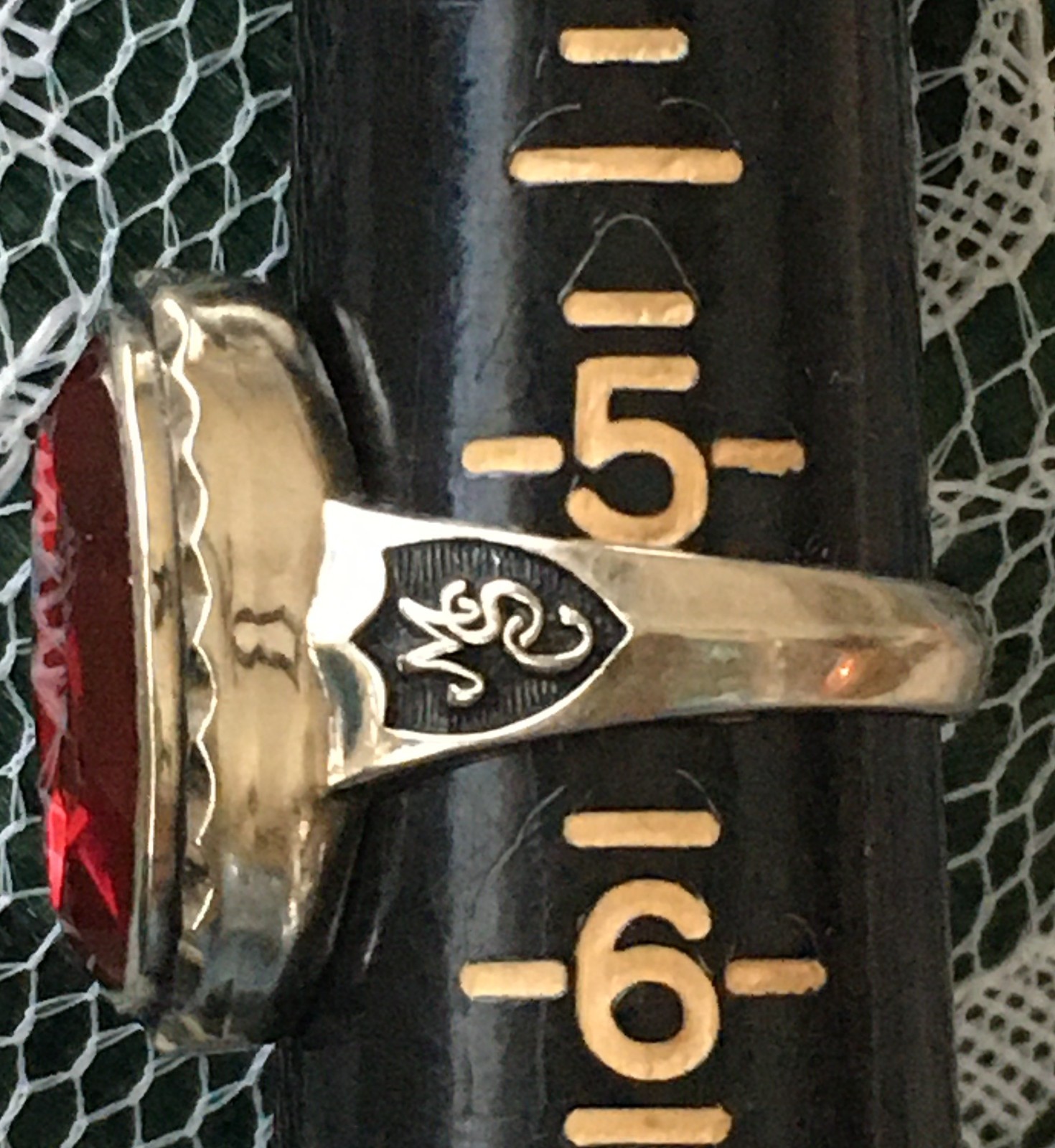 Ladies FASHION RING 10k • 6.8 grams • Size 5.5 • JOSTENS SAMPLE Montclair State
