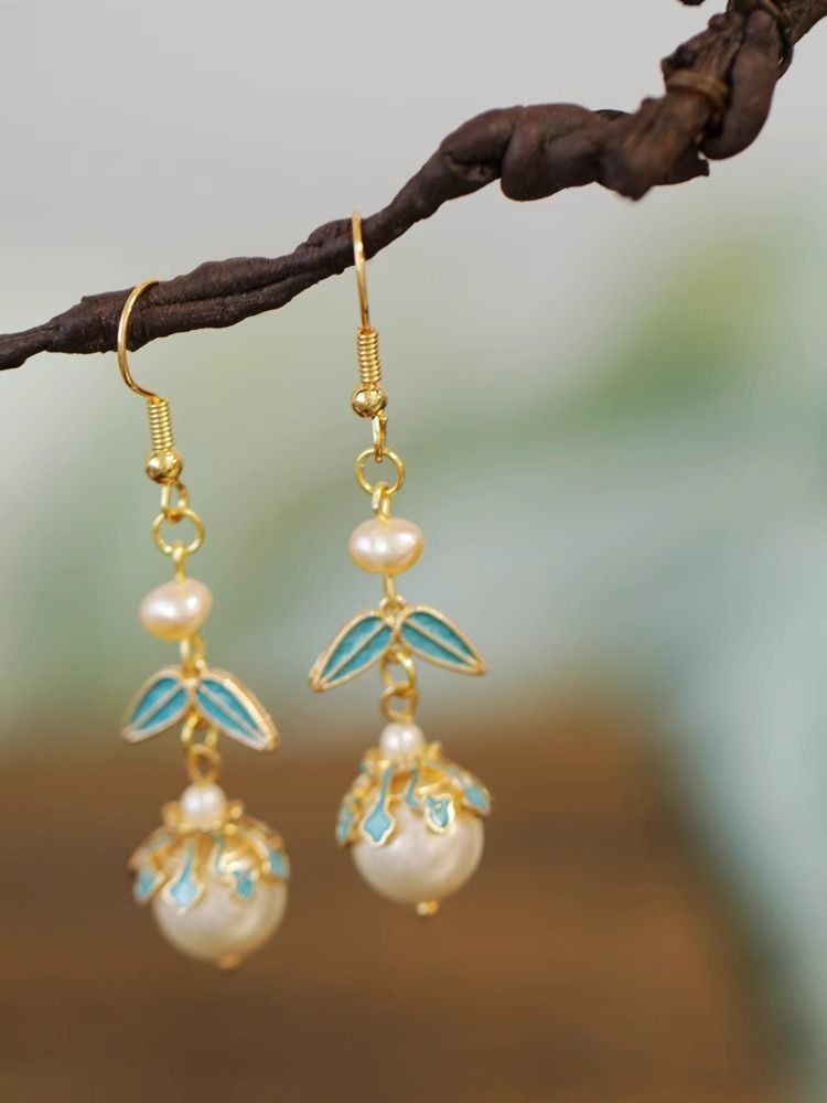 New Chinese Style Handmade Tassel Unique Elegant Earrings