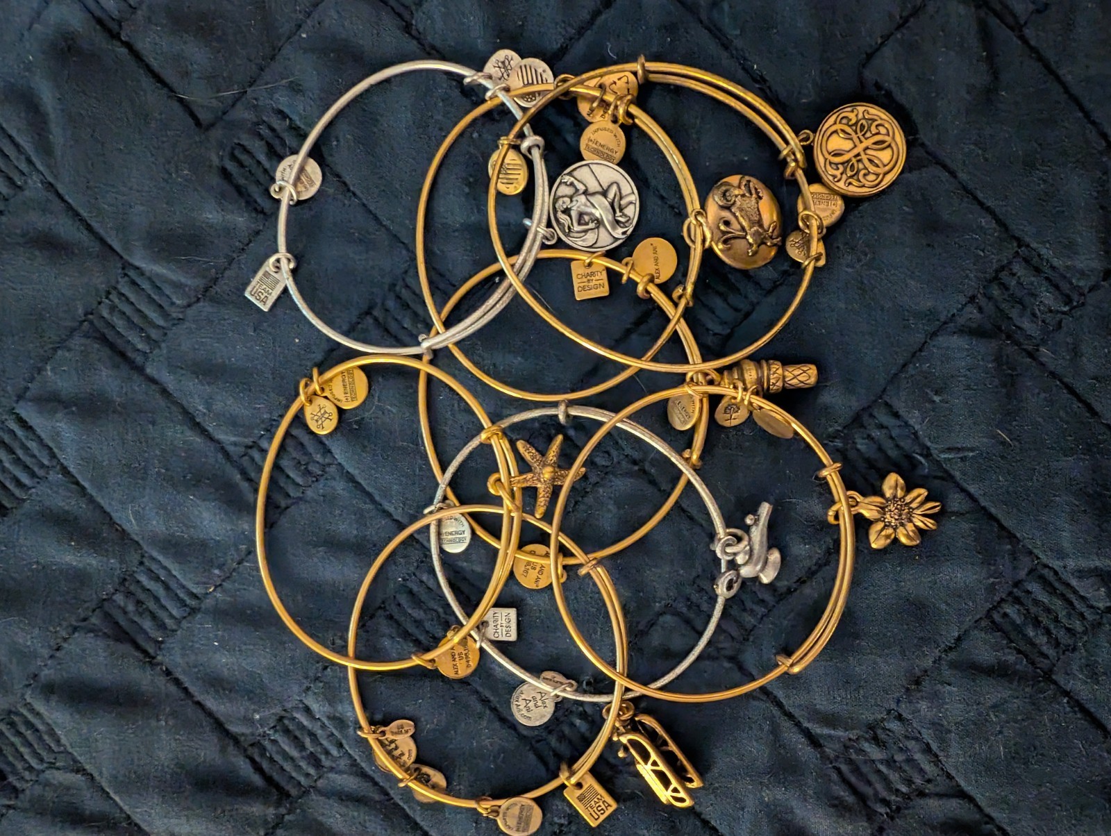 Alex And Ani Lot Of 36 Bracelets.