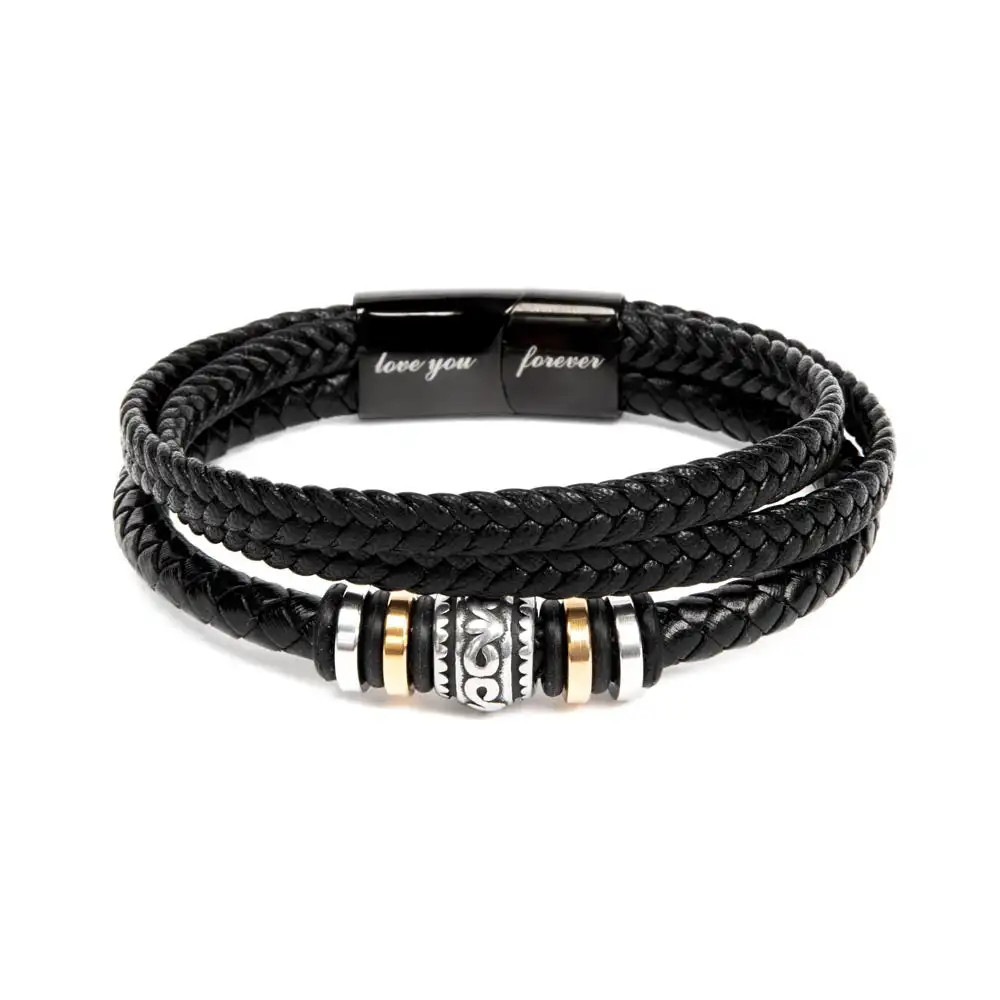 To My Son Gift for Son Bracelet Love from Mom, Dad Forever Birthday, Graduation