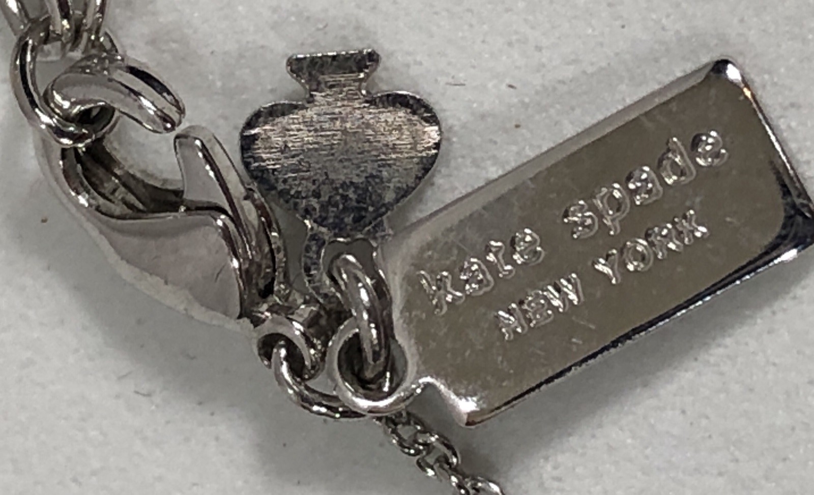 Kate Spade Say Yes Necklace MRS Pendant Chain – 14.5 to 17 inch Length