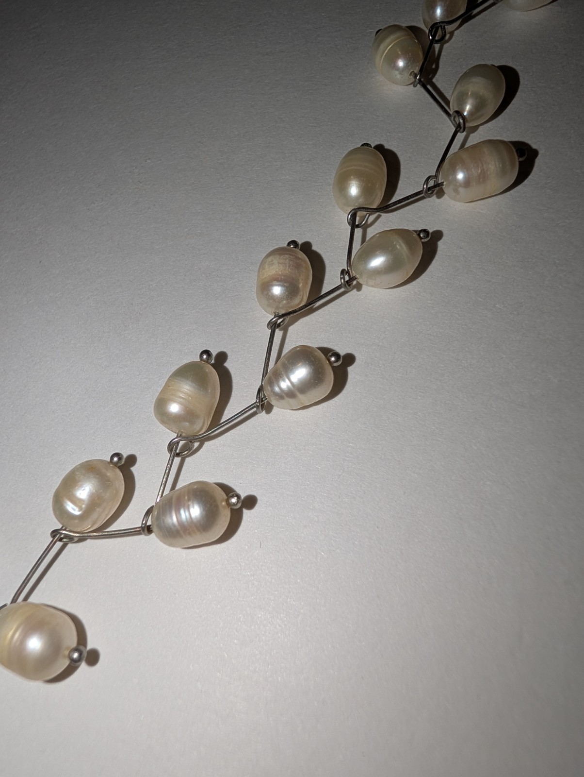 Pearl Branch Necklace Fairy Whimsy Ren Faire Adjustable Coastal Summer Mermaid