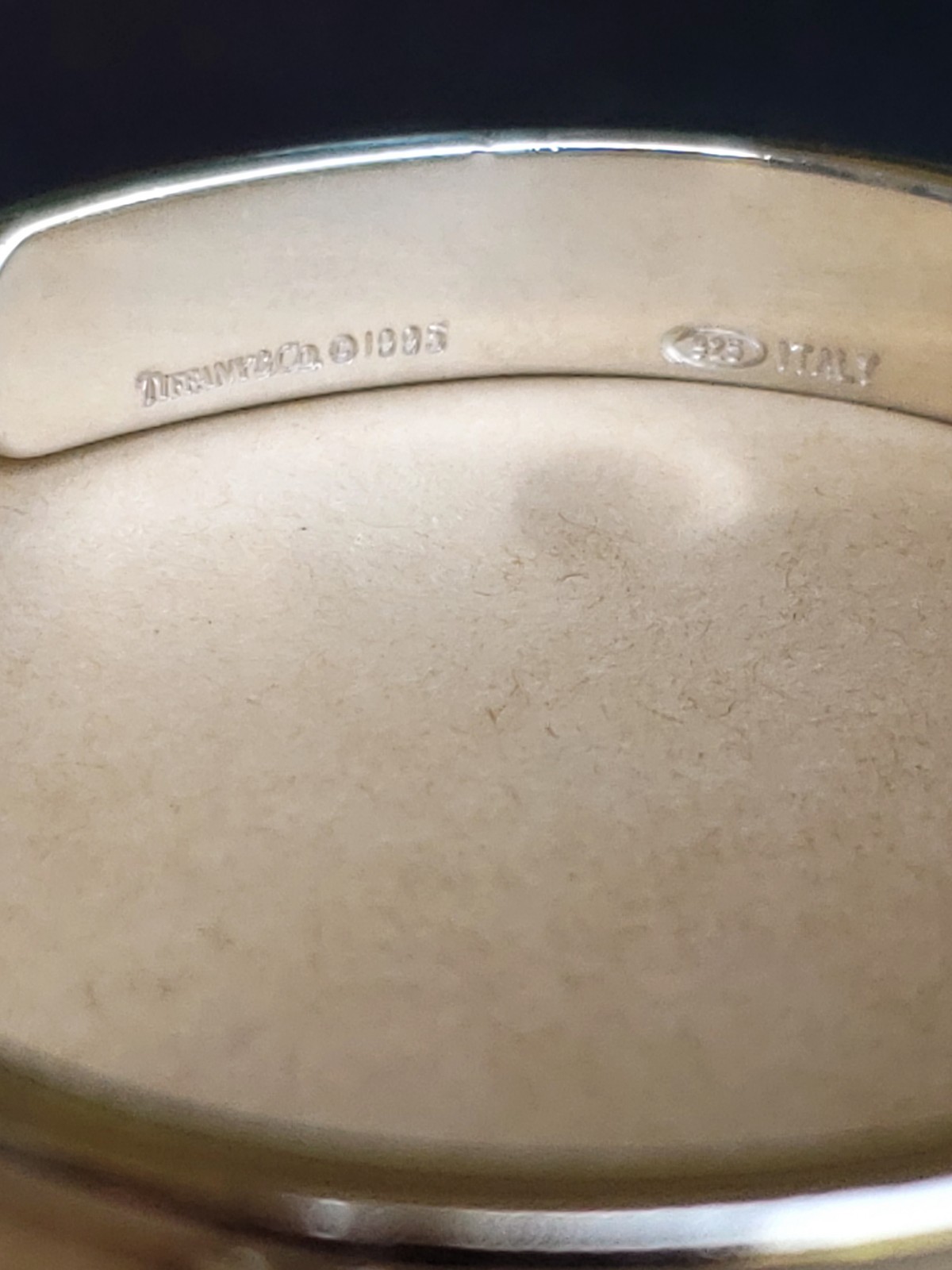 Tiffany & Co. Atlas 925 Sterling Silver Italy Cuff Bracelet