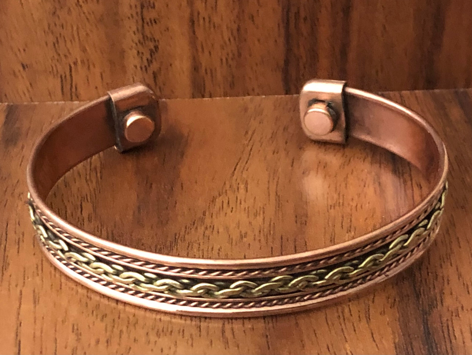 Pure Copper Bracelet Magnetic Healing Therapy Arthritis Pain Relief Bangle Cuff