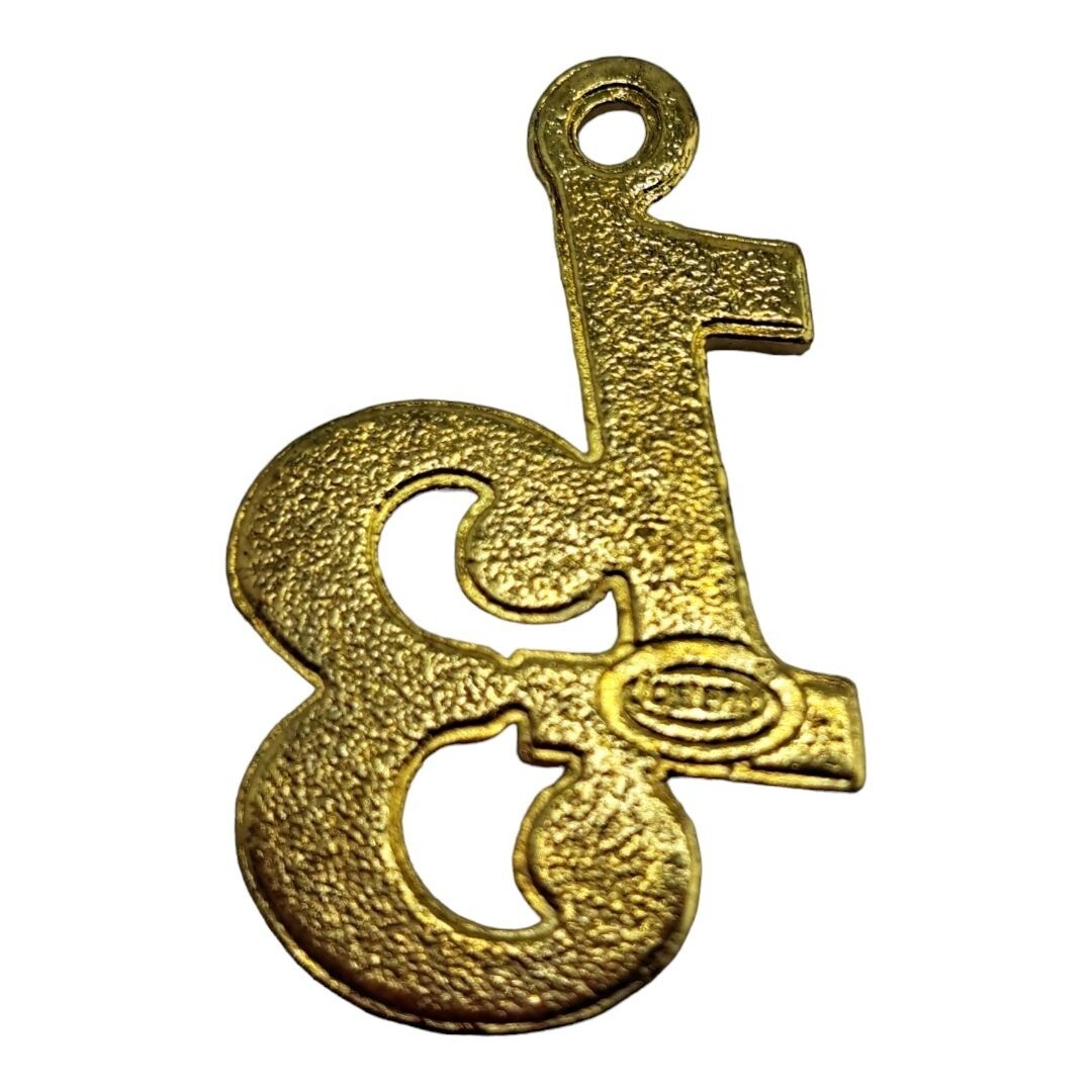 Graduation Tassel Pendant Golden Charm 2015 Jostens Grad, Celebration, Goal A