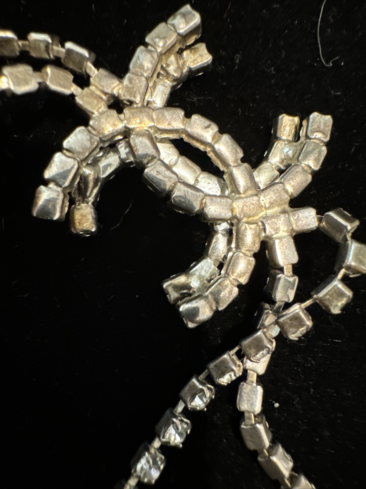 Rhinestone Slave Chain Finger Ring Hand Harness Bracelet Adjustable