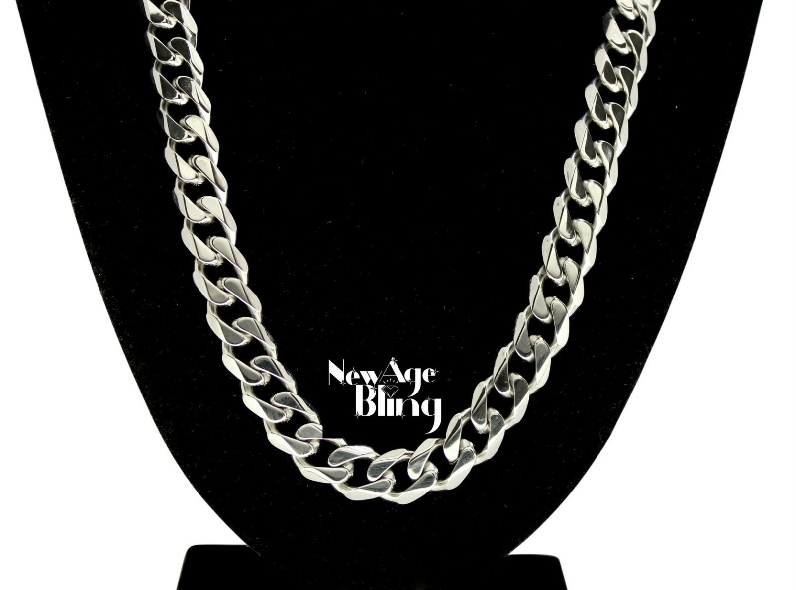 Stainless Steel 316L Chain Cuban Curb Women Men 16-36″ Necklace Jew 3/5/7/9/11mm