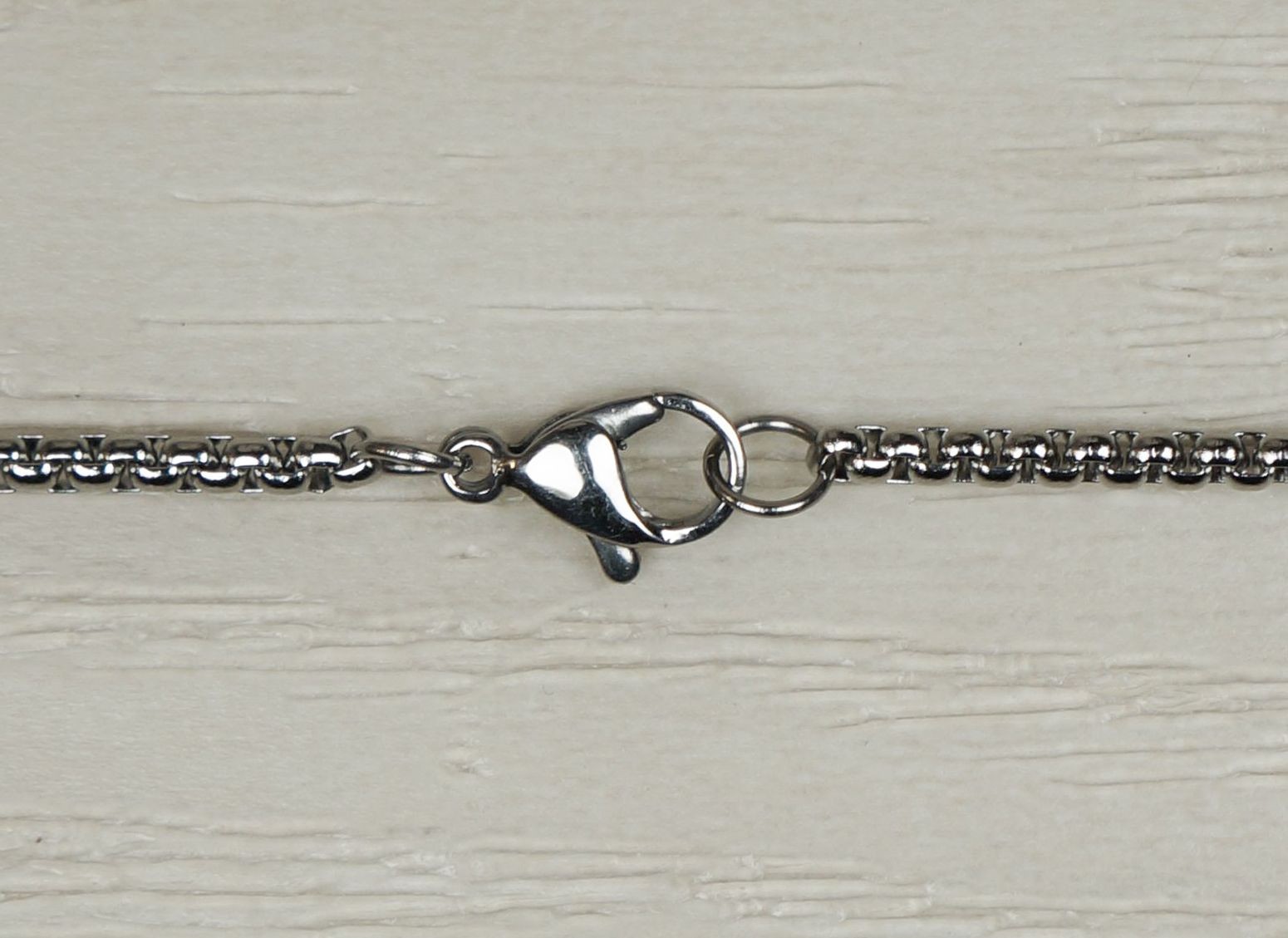 Colorful Butterfly Pendant, Stainless Steel Chain Necklace, Length Choice