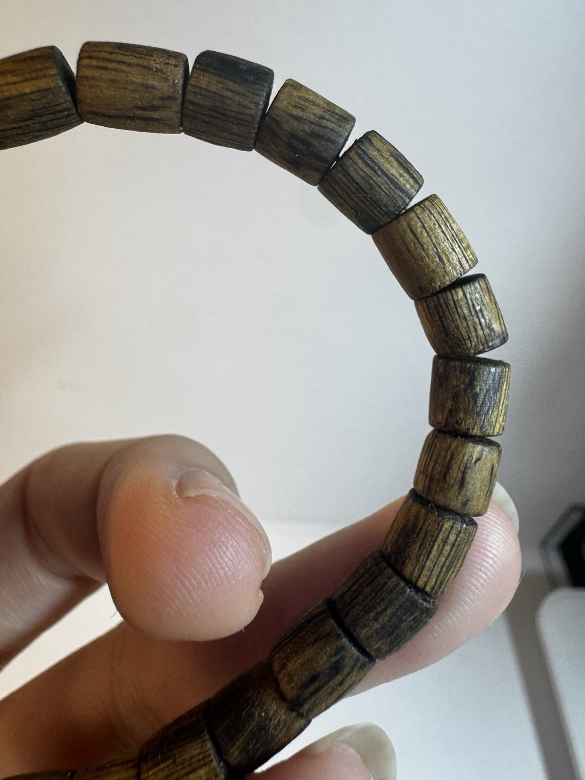 AAA quarlity Chenxiang 6.5mm Beaded Agarwood Bracelet New in box free shipping