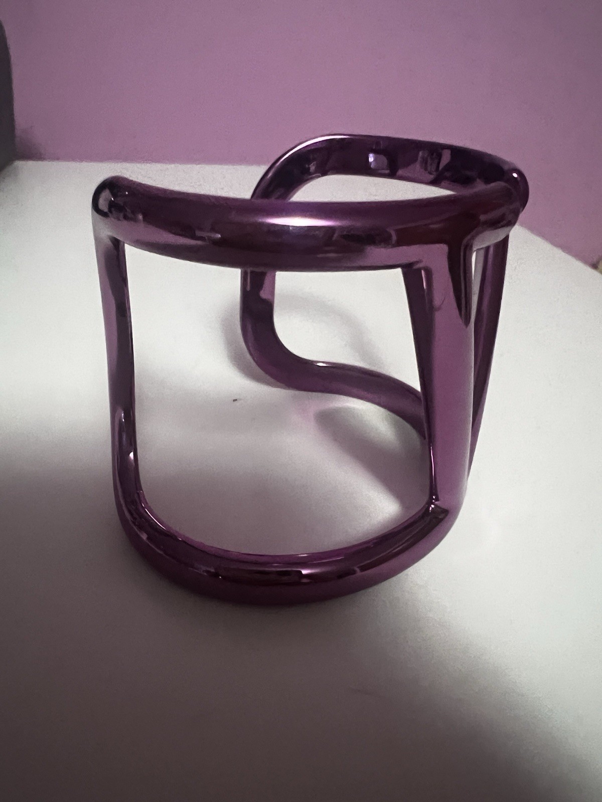 Valentino Garavani V Logo Purple Bracelet NWT