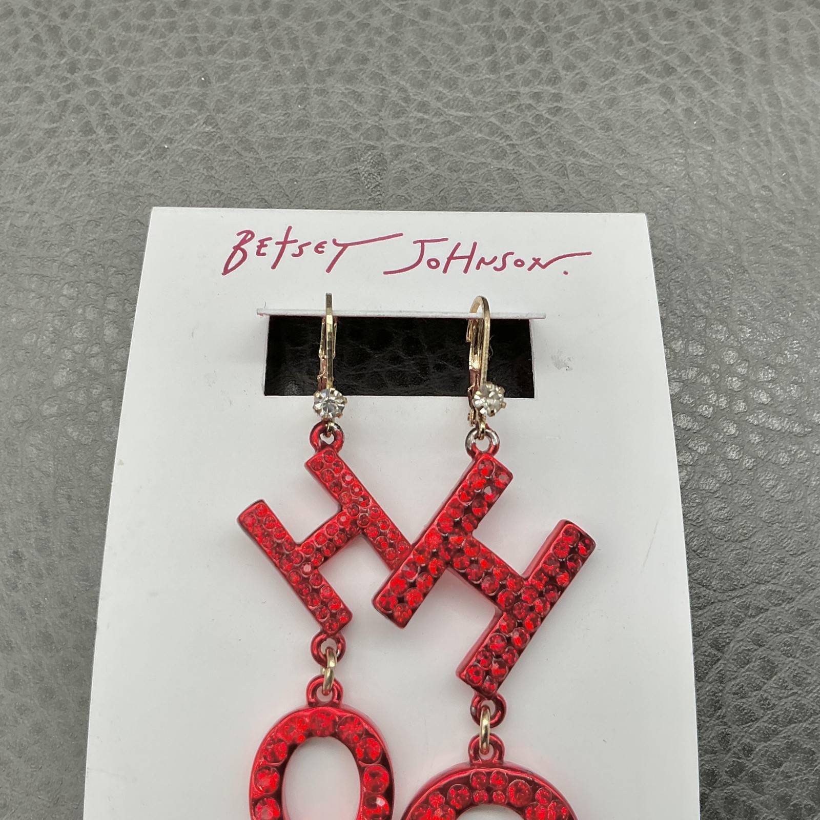 Betsey Johnson Earrings Multicolor Ho Ho Ho Snowflake Dangle Womens Jewelry