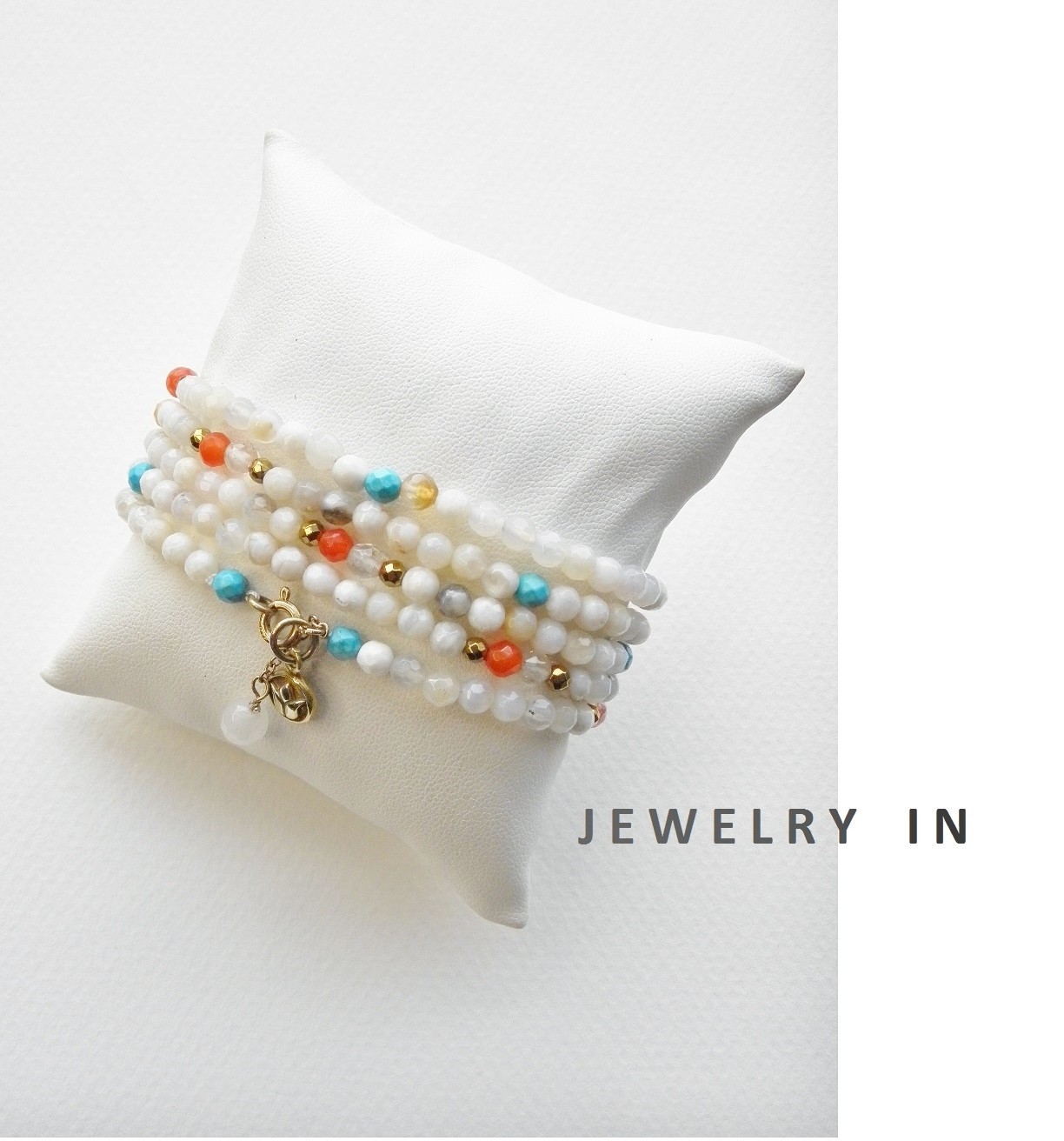 New mixed stone with 925 sterling silver 2 style wear necklace or bracelet