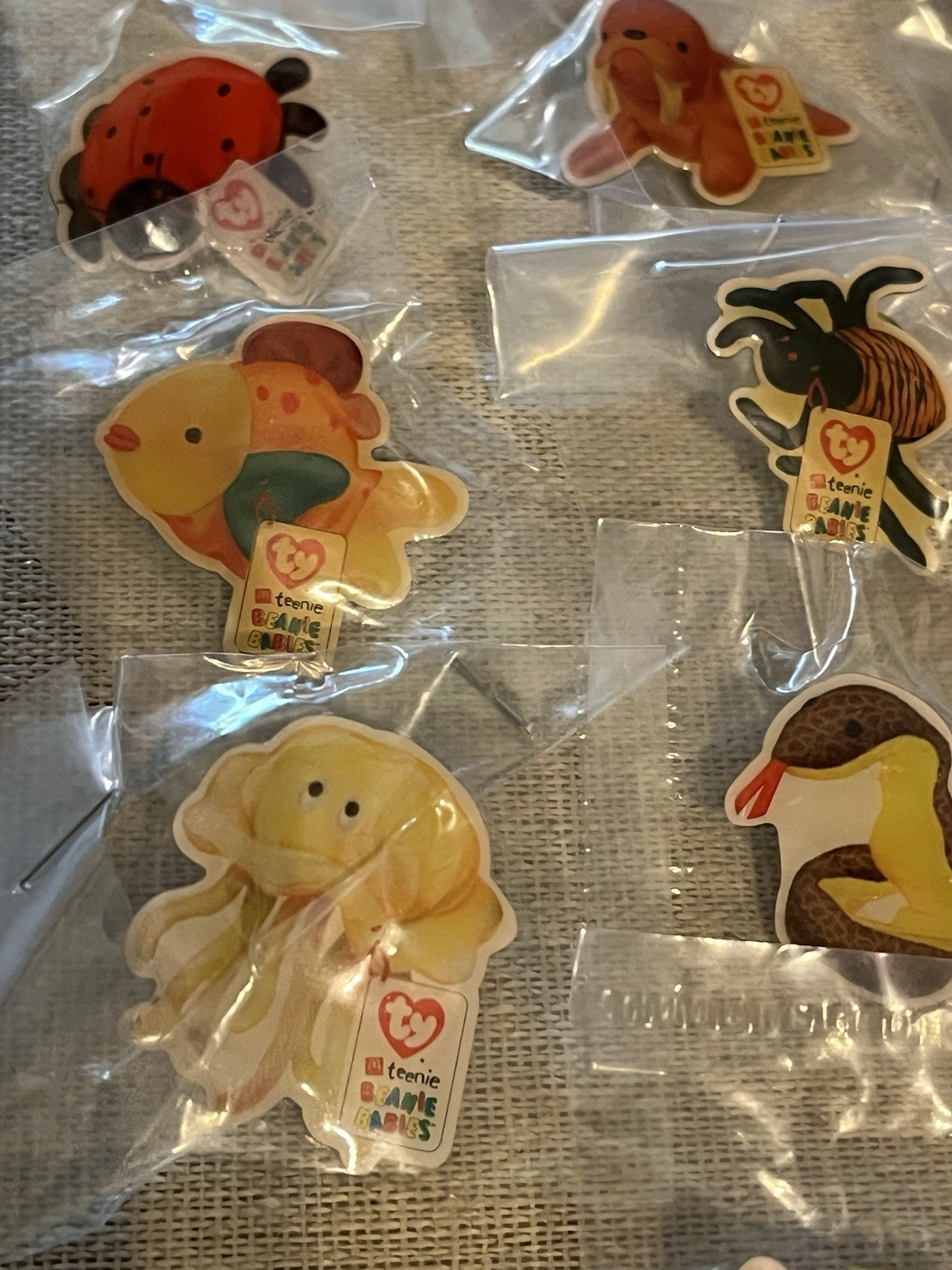 LOT OF 16 ‘TY Beanie Babies’ Collector Pins, Group II/2000, STILL SEALED