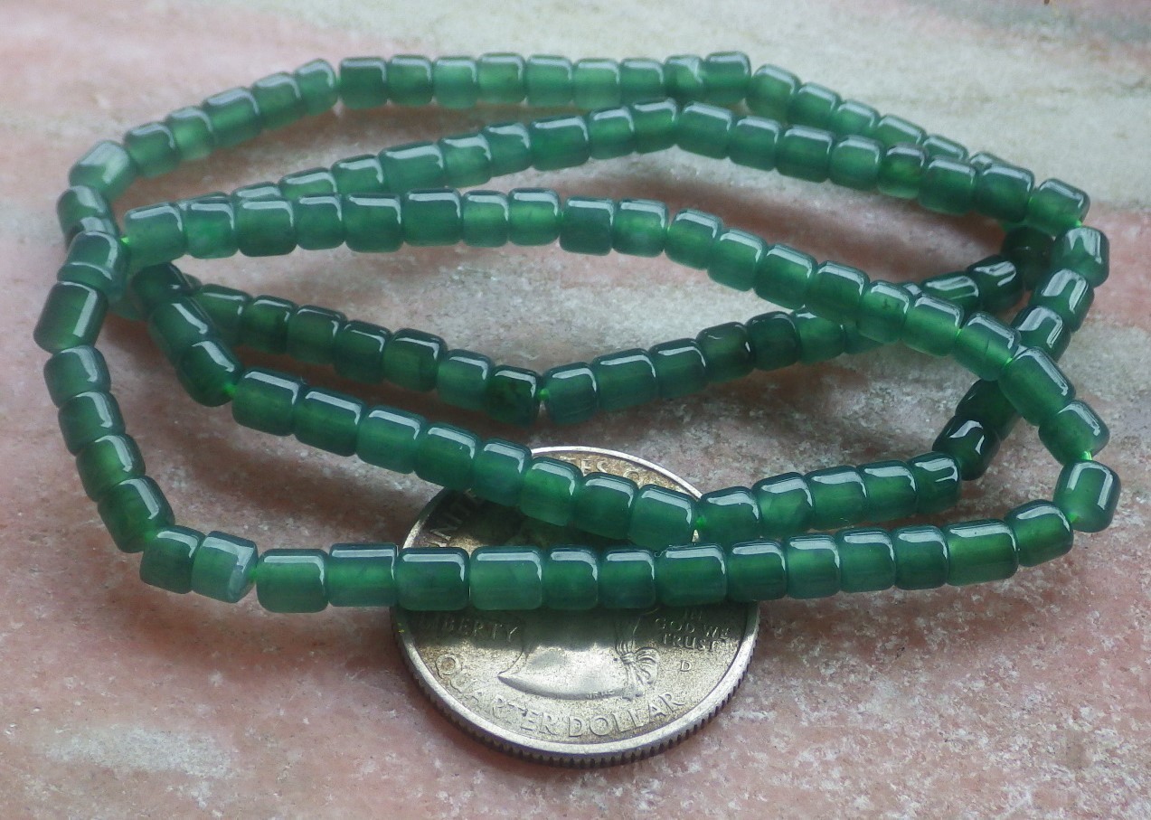 1 Pcs Icy Green 100% A JADE Jadeite Bead Beads Bangle Bracelet 6 inches 734712