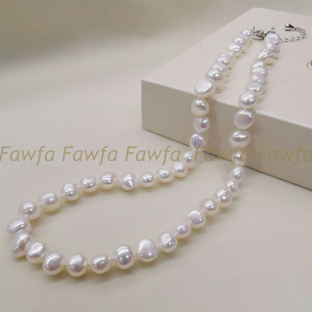 Genuine 6-7/7-8/8-9/9-10mm Natural Multicolor Freshwater Baroque Pearl Necklace