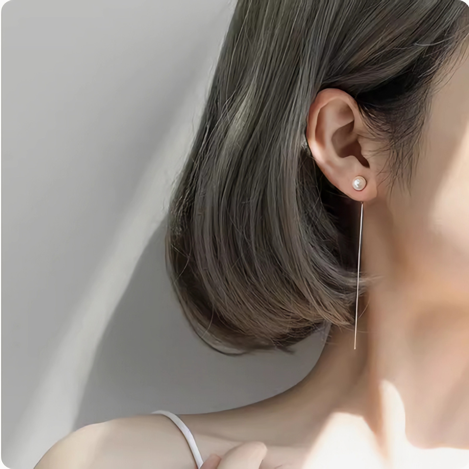 Fashion Pearl Tassel Earrings