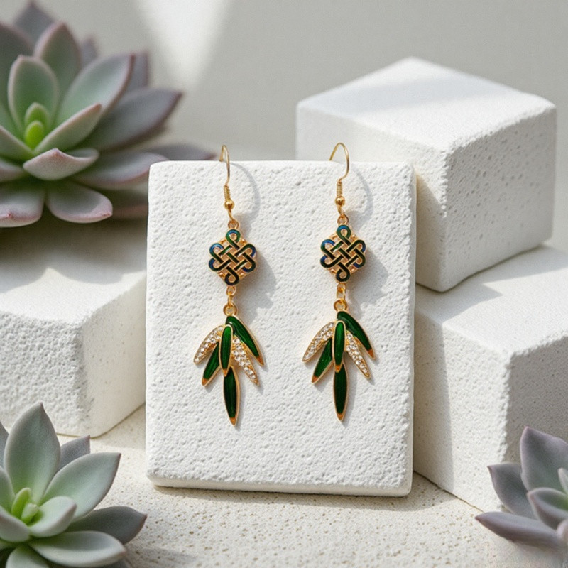 Vintage Chinese Style Elegant Earrings Hanfu Jewelry