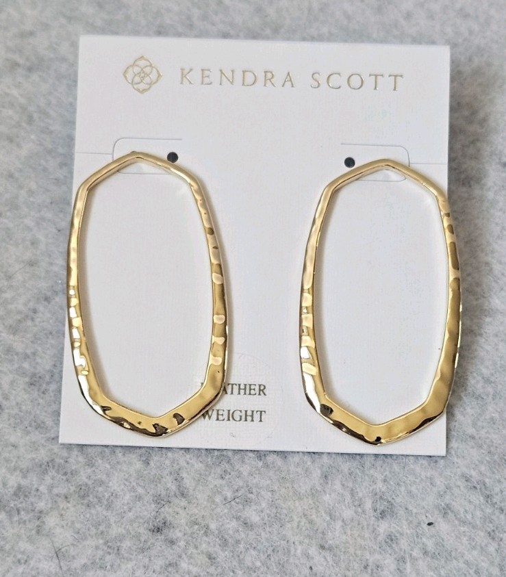 Kendra Scott Zorte Open Hexagon Earrings