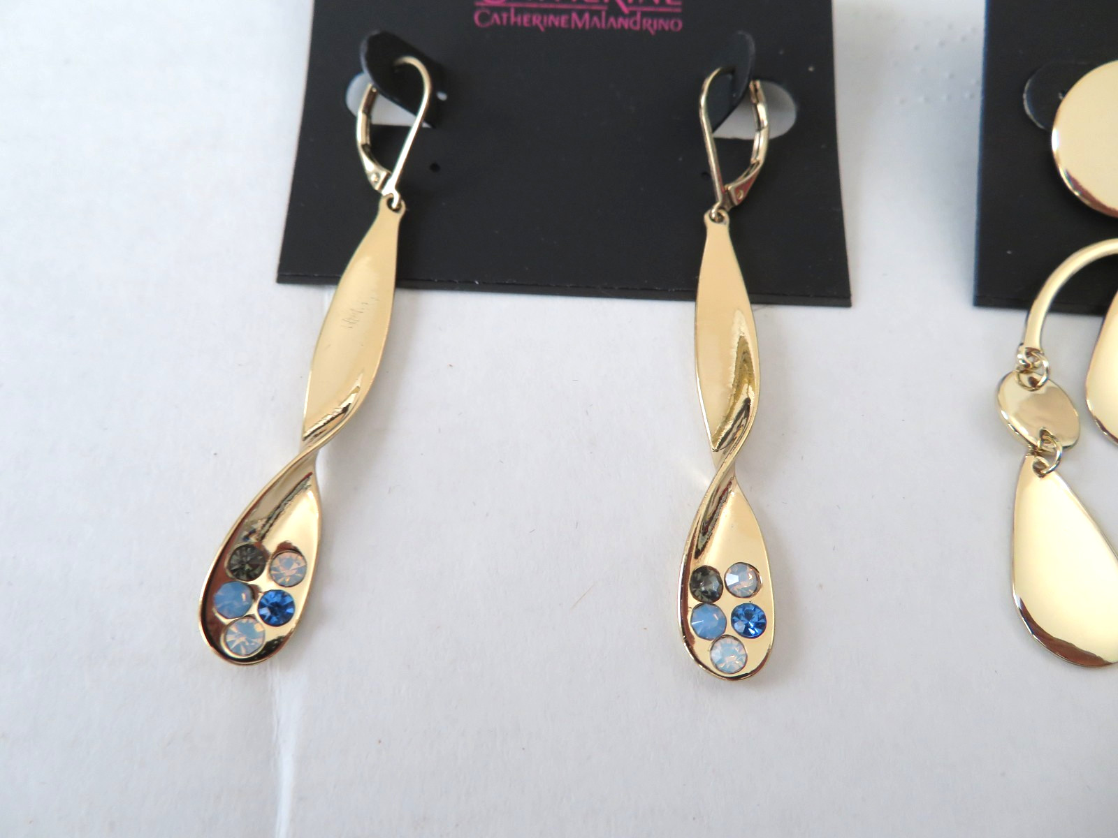 8 PAIR CATHERINE MALANDRINO EARRINGS