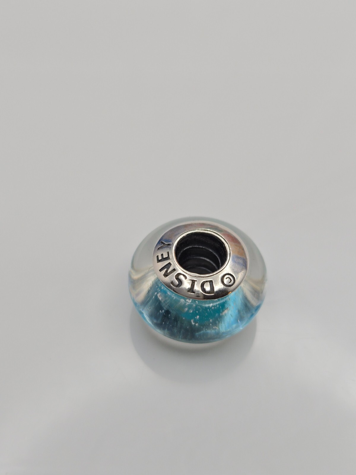 Authentic Pandora Disney Frozen Elsa’s Glass Silver Signature Murano Charm