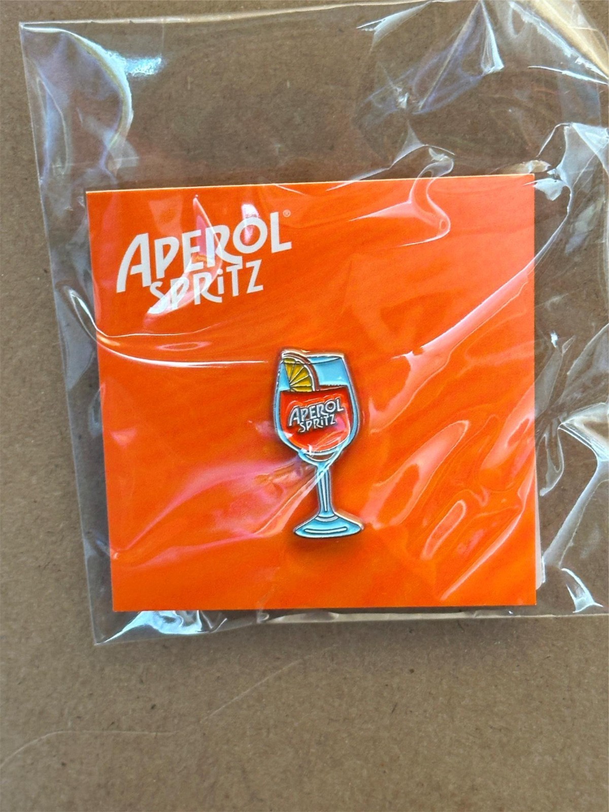 5x Pack Lot Bar Flair Aperol Spritz Soft Enamel Pins 1/2 x 1″ Cocktail Lapel Pin