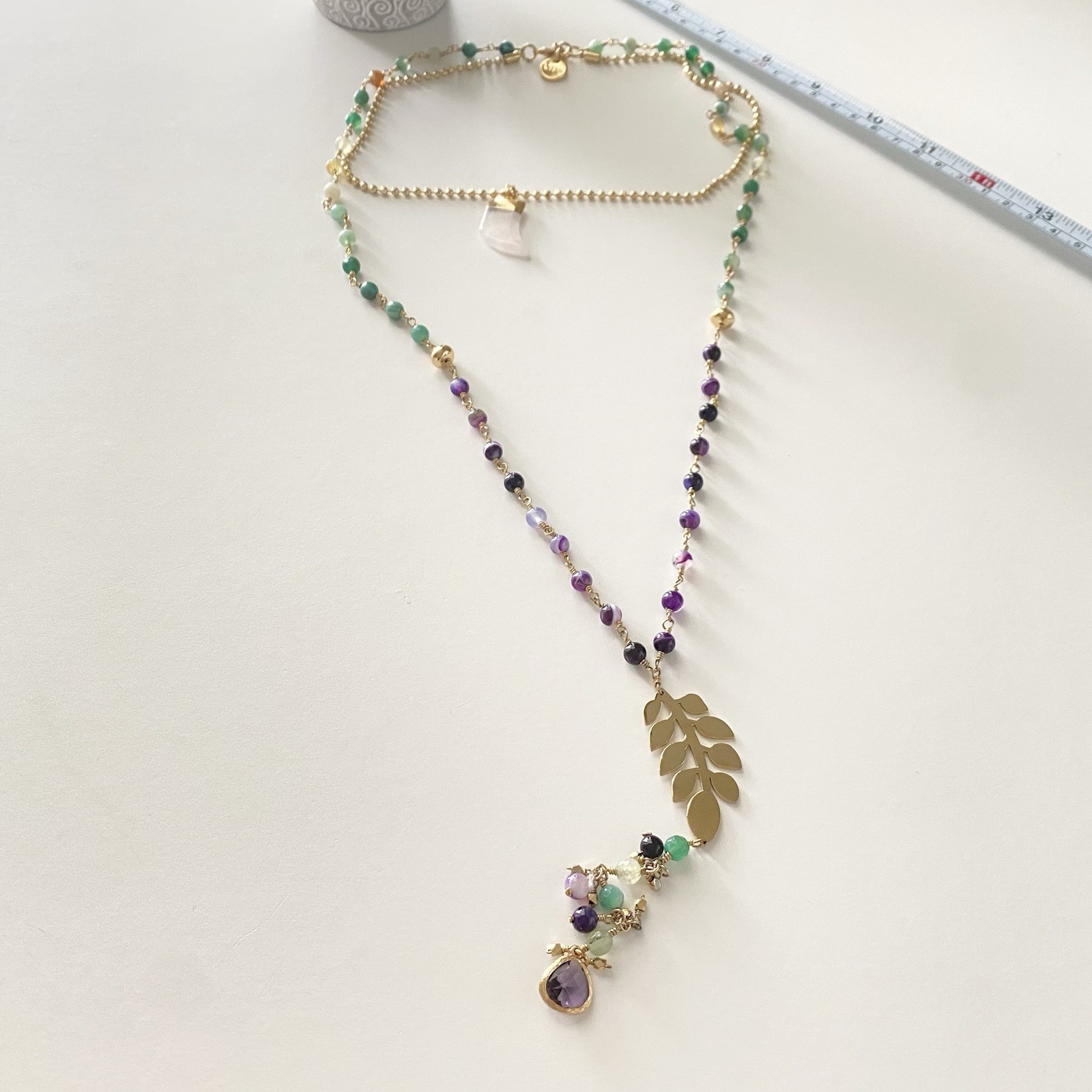 Nature Jewelry Semi Precious Gemstone Leaf Boho Jewelry