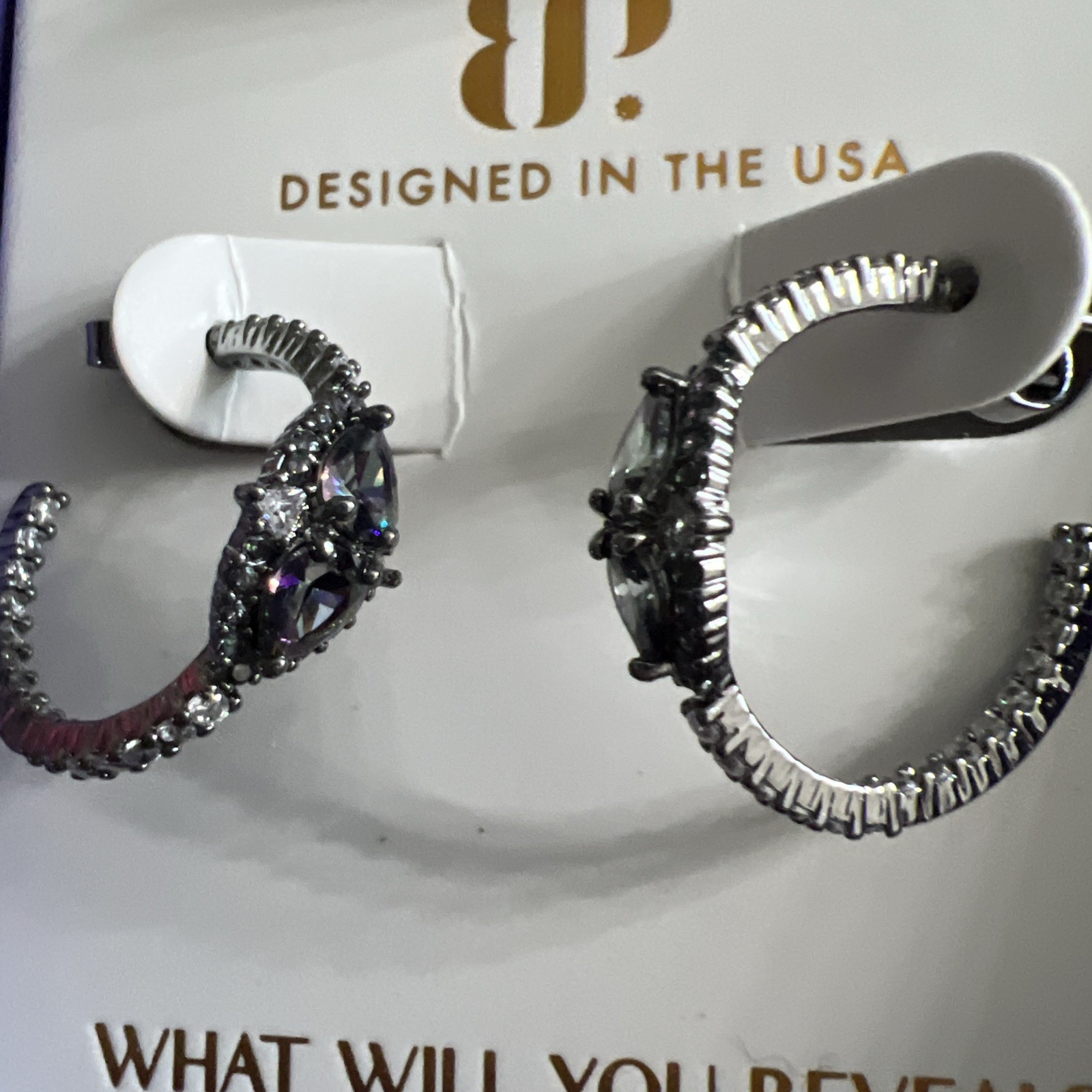 Bomb Party June Birthday 2026 “The Celeste Hoops” LC Alexandrite Hematite