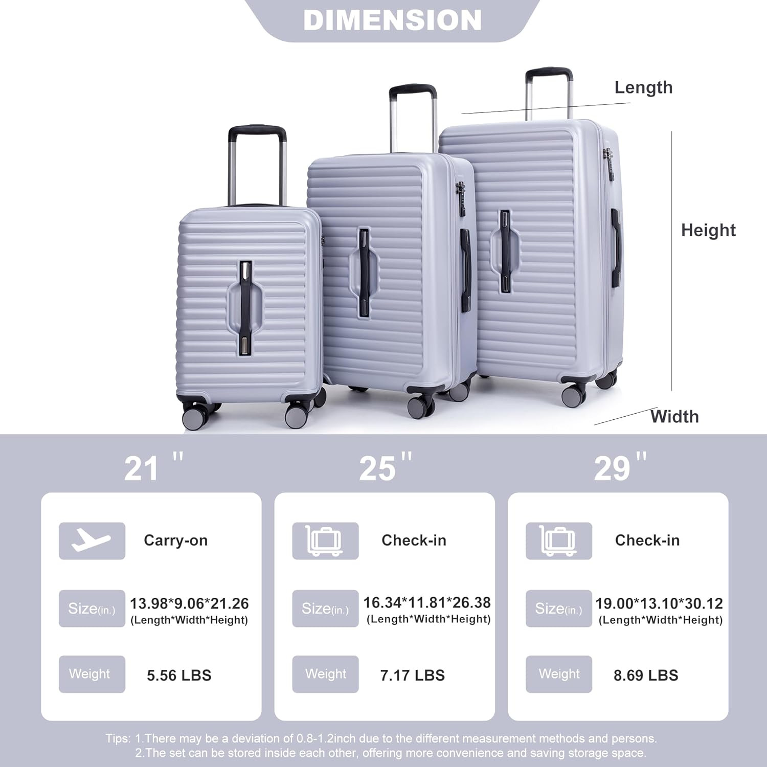 Chic Gray One Size (21/25/29) – Stylish and Versatile Design for Any Occasion