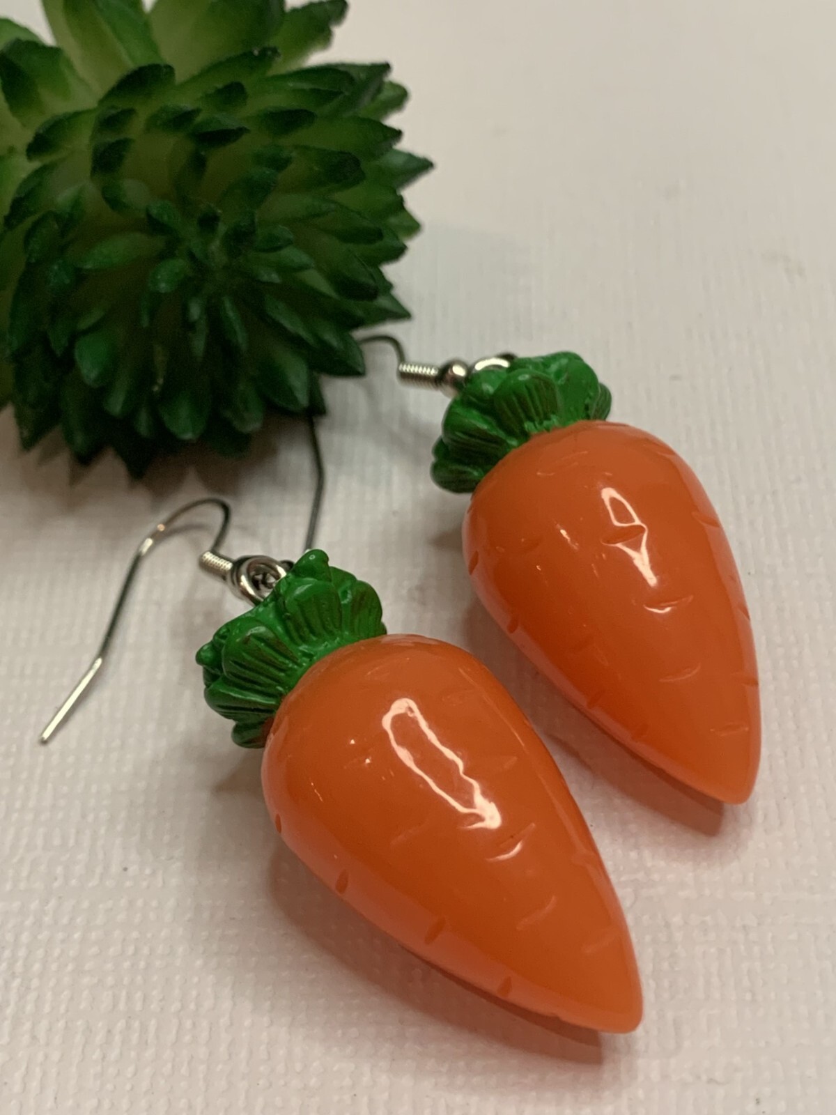Carrot Earring, Food Earring, Gift Idea, Easter Earring, Vegetable Earring