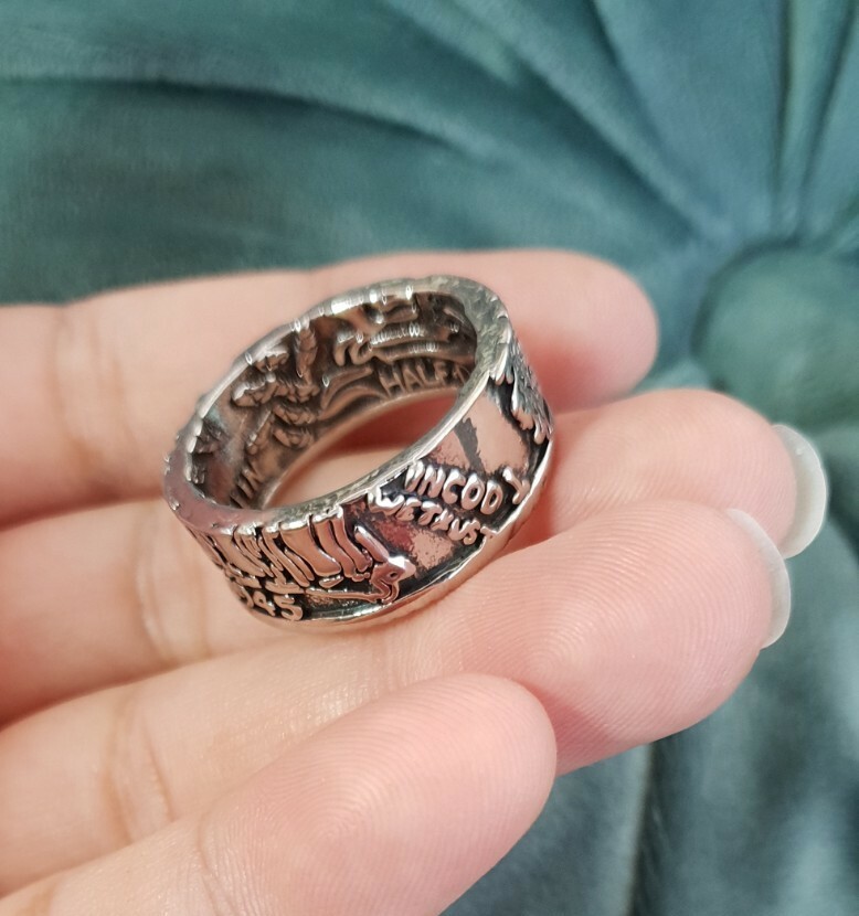 Fashion Ladies Men’s Unisex adult Band Ring 925 Sterling Silver plated UK Size N