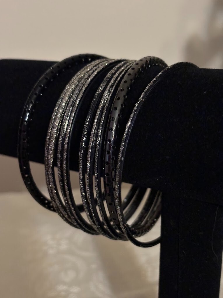 Beautiful Black Color Bracelets (10) for any occasion