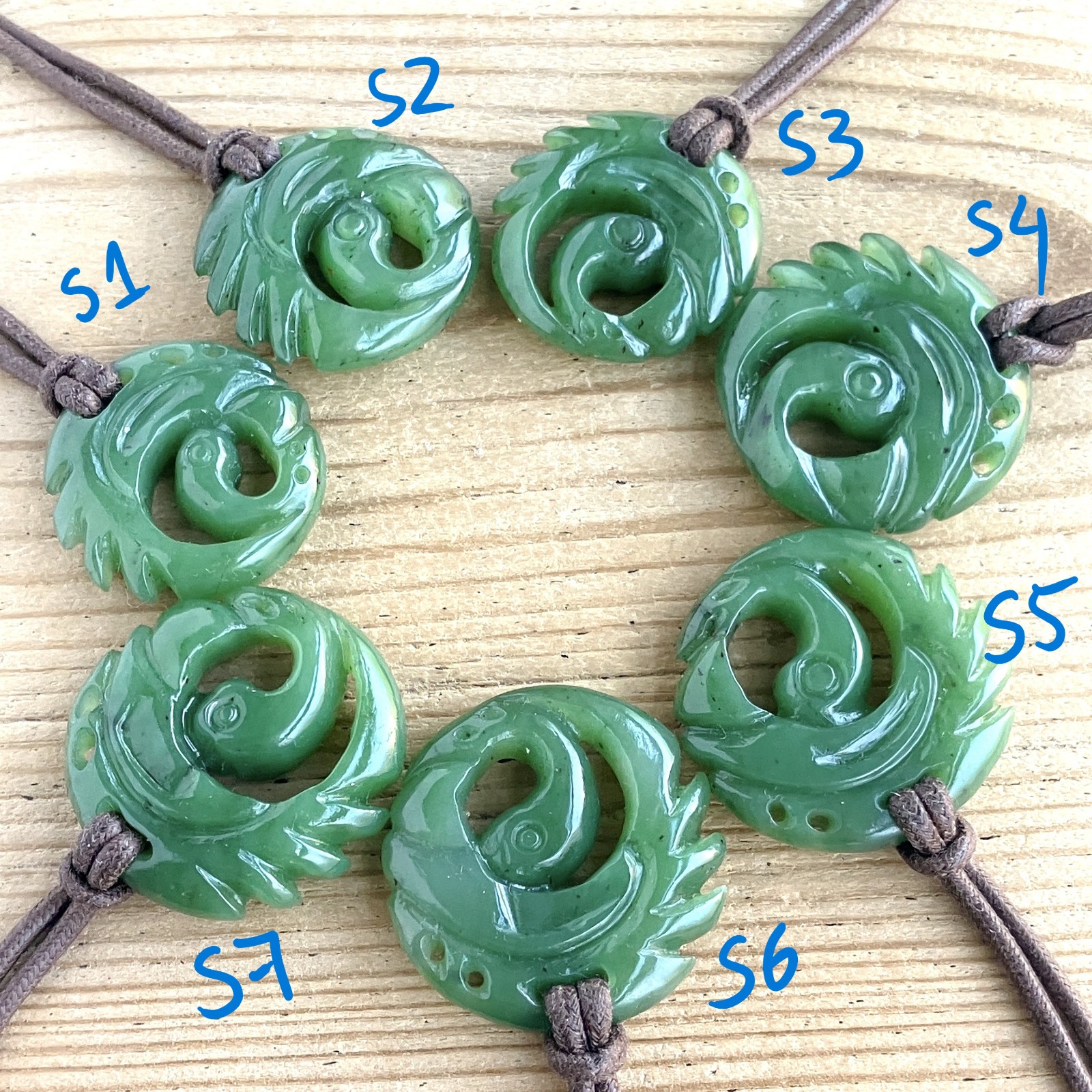 High Quality Real Jade Tomb Raider Lara Croft Necklace, Hand Carved, Shadow (S)