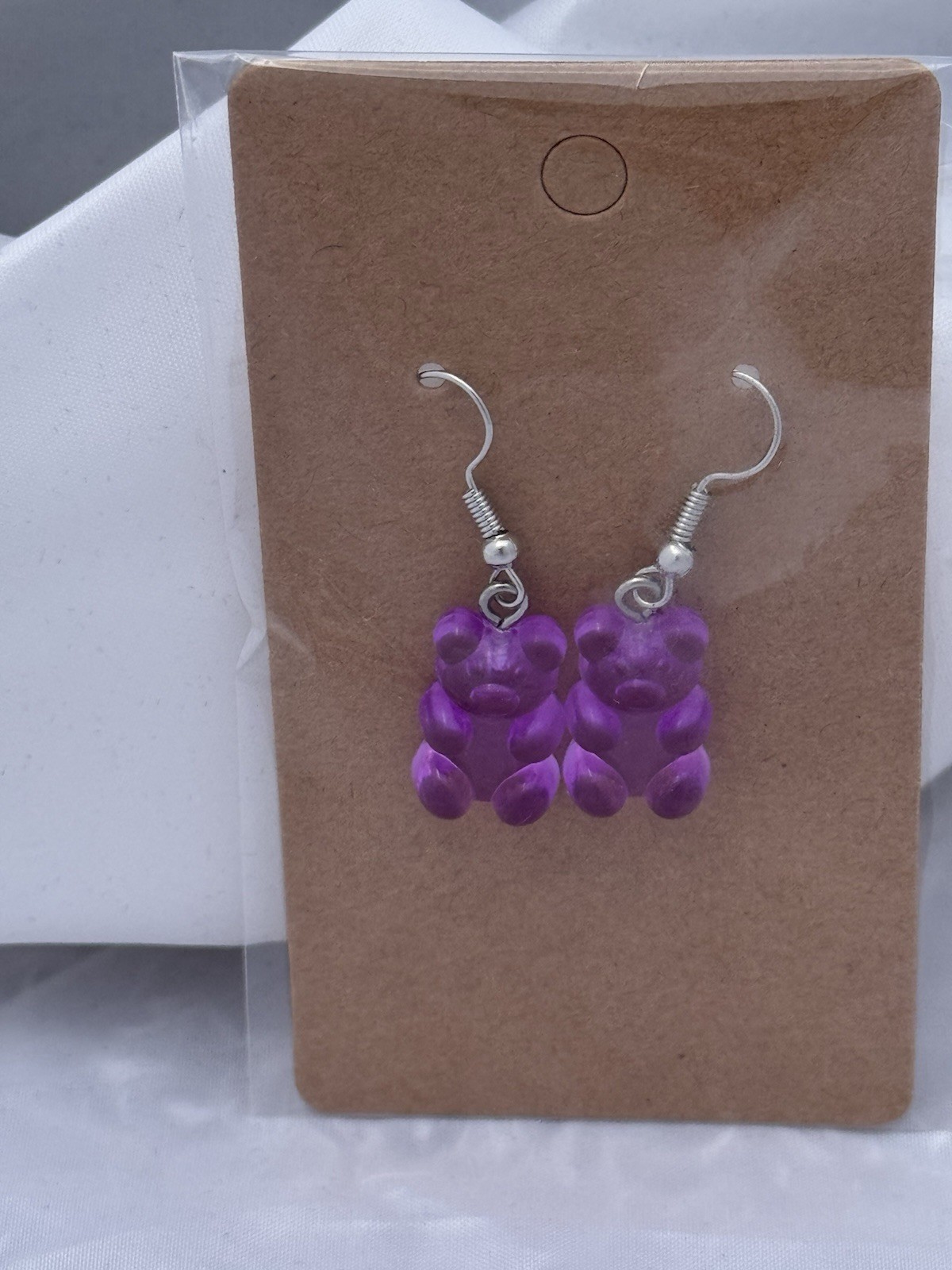Gummy Bear Earrings 3 Pack Fun Candy Girl Dangle Drop Women Eclectic
