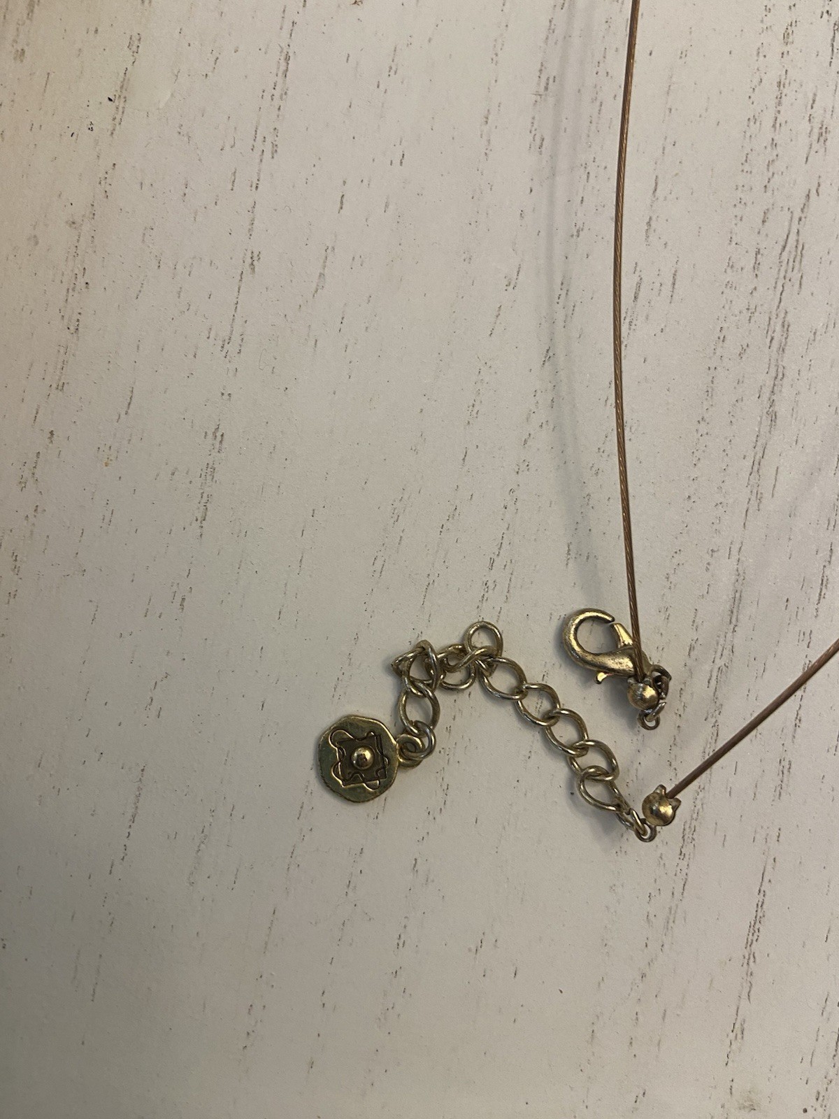 Ikita Necklace Copper Gold Tone 16 Inch Branded