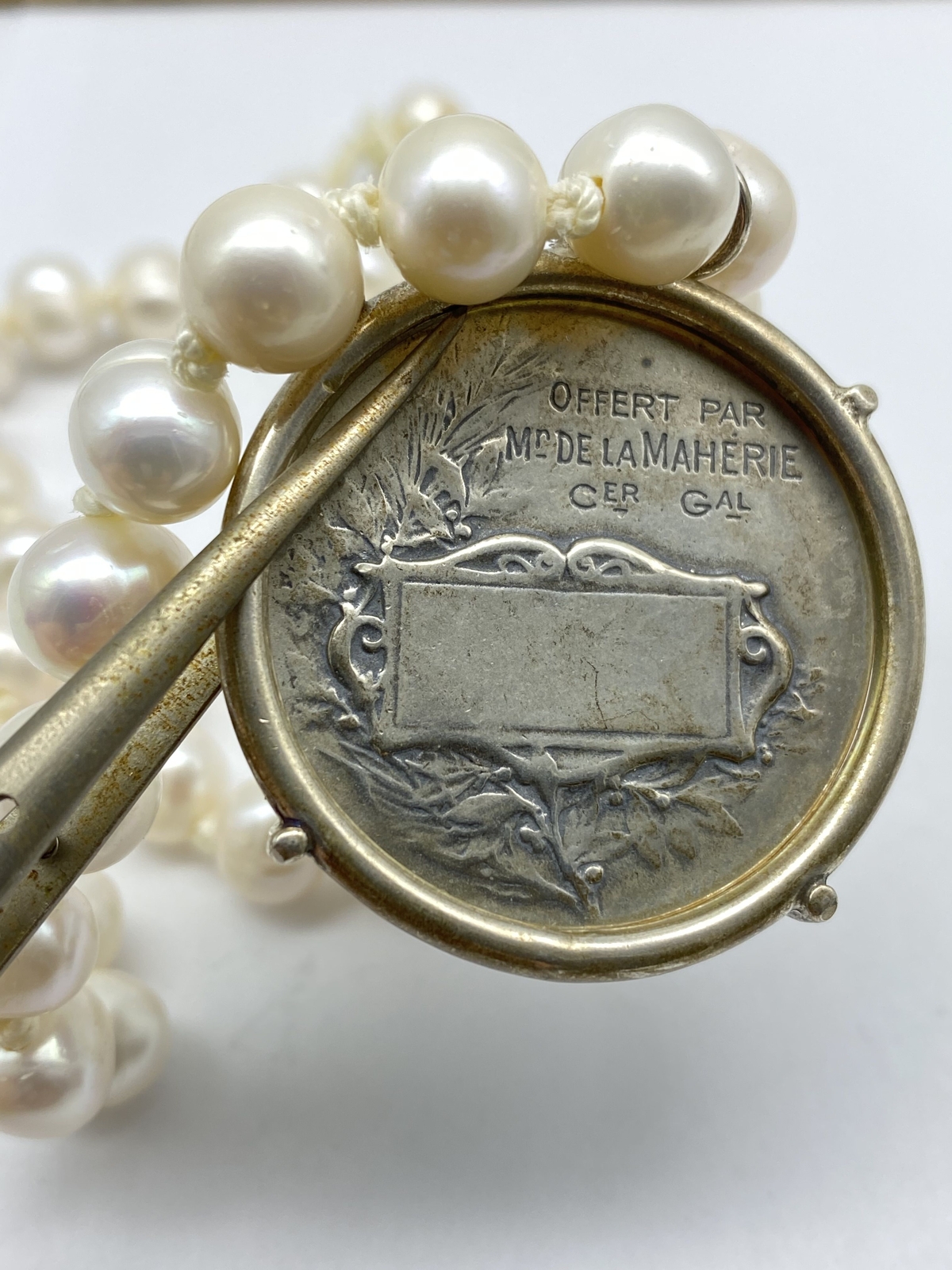Sterling Silver Fresh Water Pearl Pasture Pals Metal 92.5g