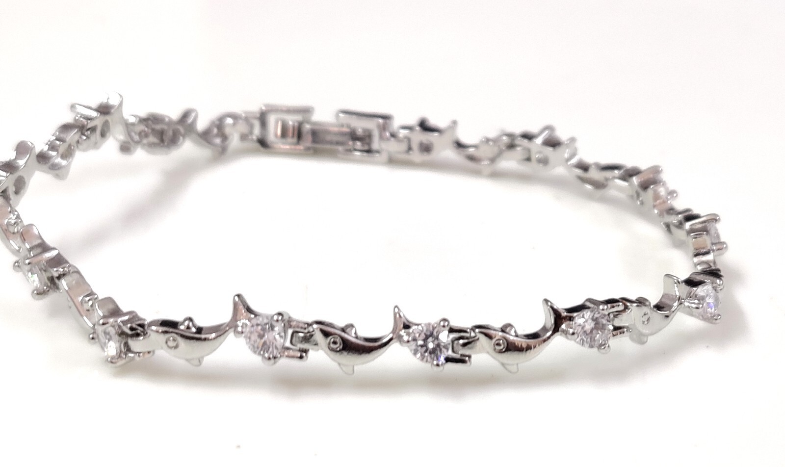Beautiful Zircon Quartz Round Cut Show Stopper Handmade Jewelry Bracelet 7″