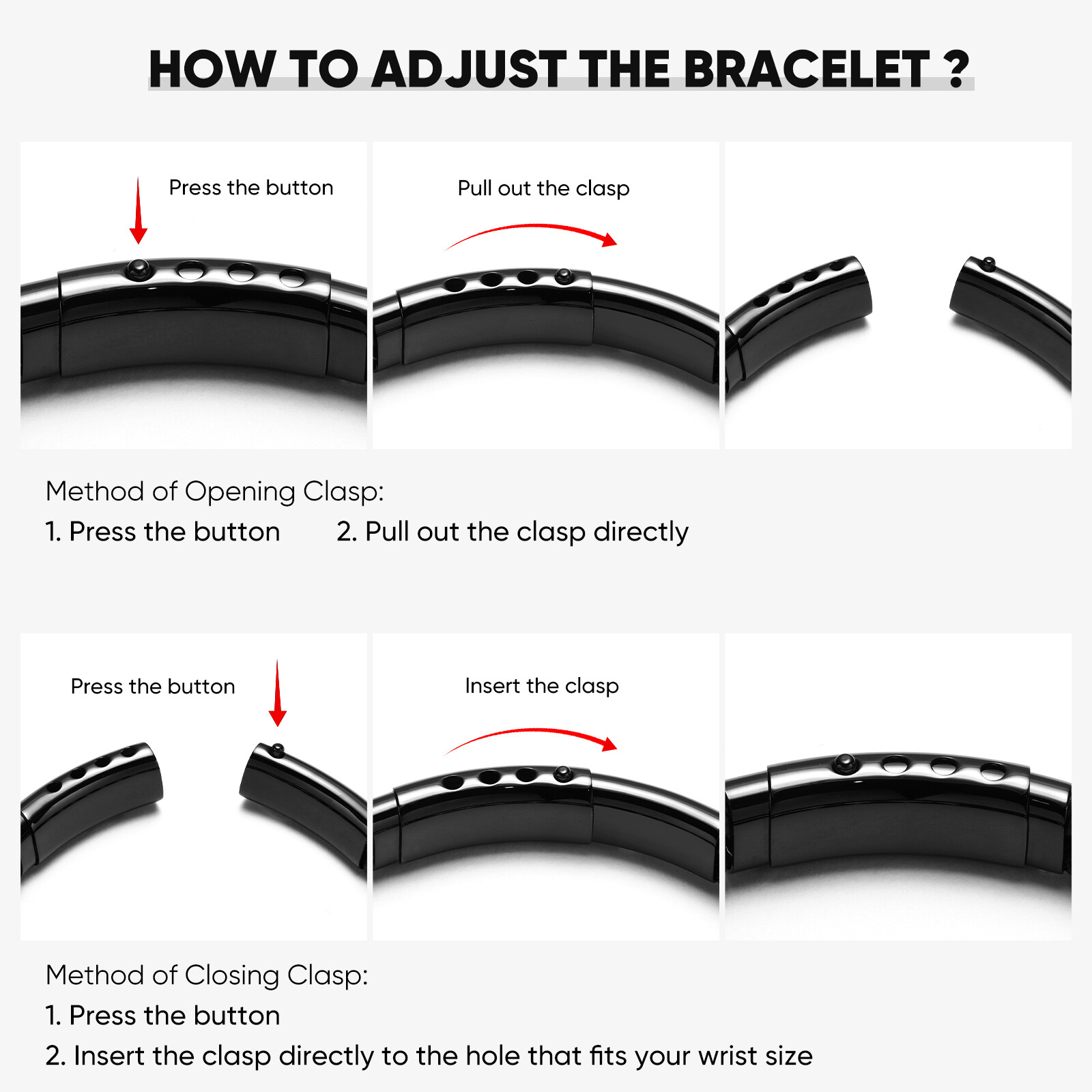 VNox Men Infinity Knot Leather Bracelet Stainless Steel Love Wristband Valentine