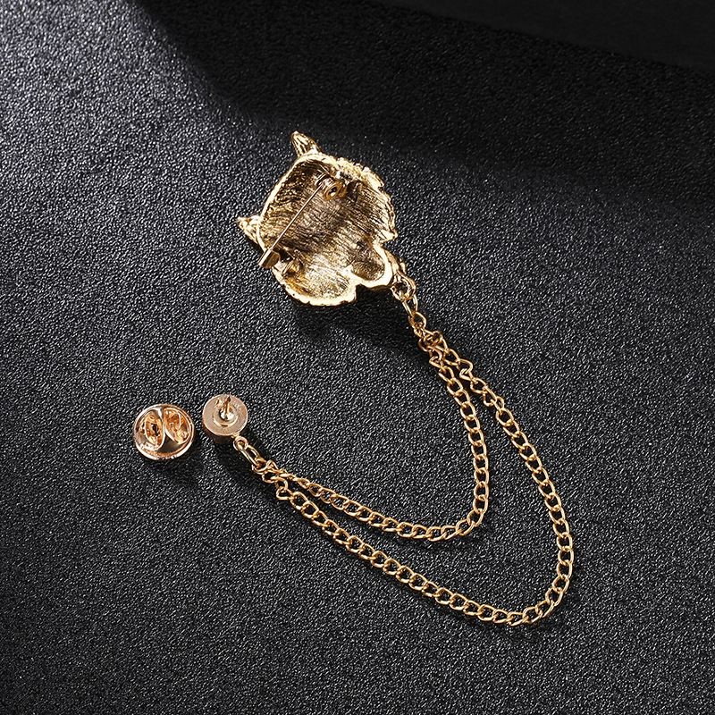 Tassel Brooch Mens Suit Lapel Pin Coat Accessory Jewelry