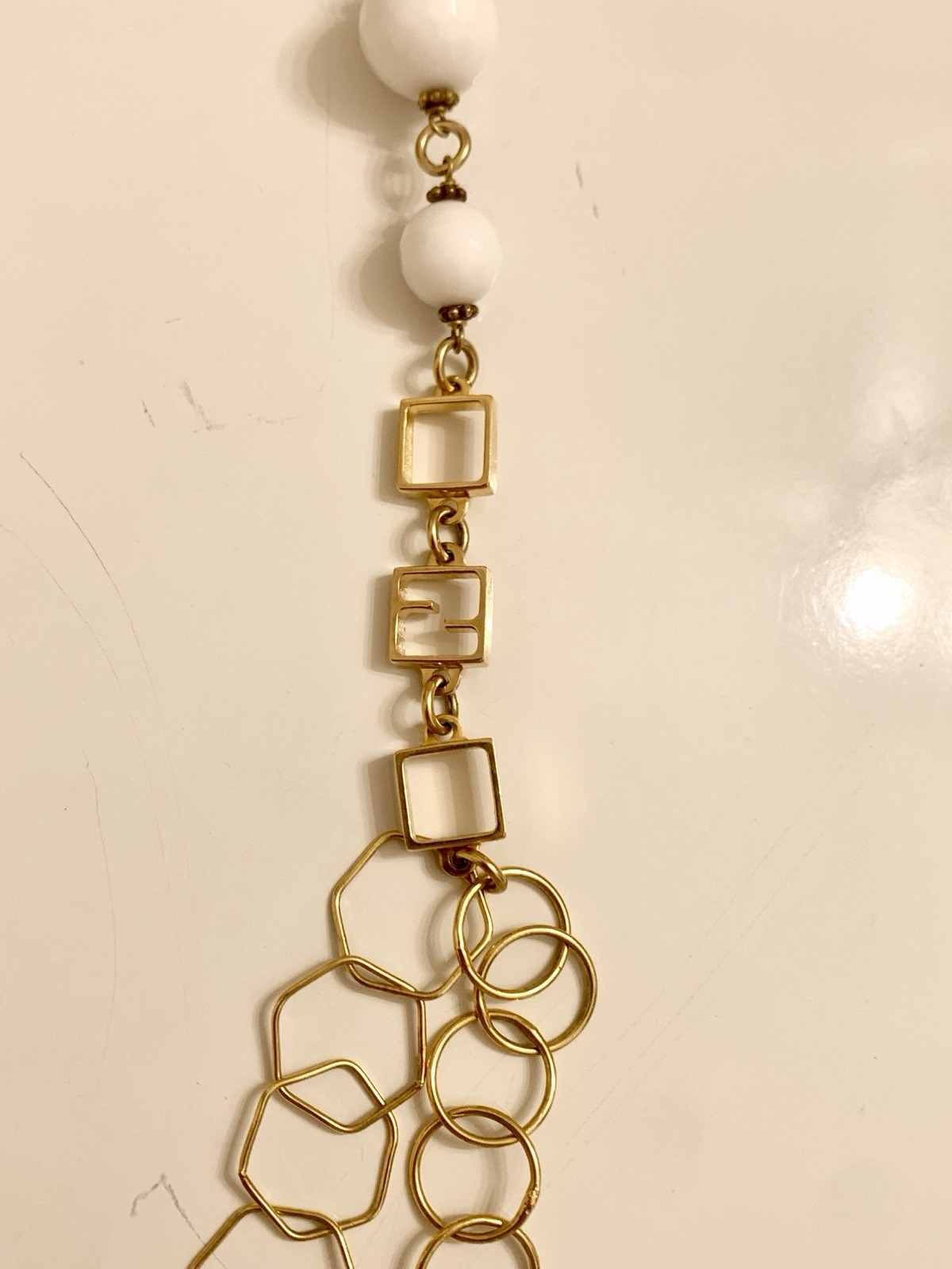 Fendi By Karl Lagerfeld S/S 2005 Long Necklace VINTAGE RARE