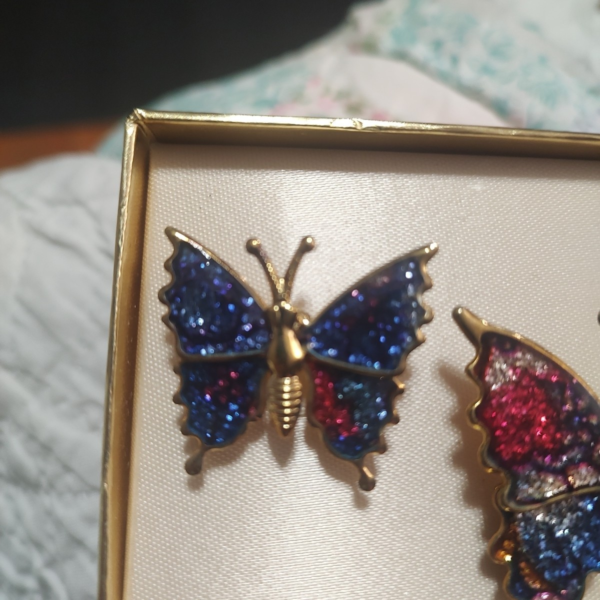 Multicolor Butterfly Brooch Pins Broche Dollywood Look