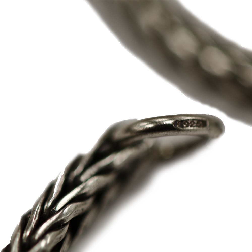 Trollbeads Original Foxtail 15223 Bracelet Silver 9.1 (8.1 actual) inch *0
