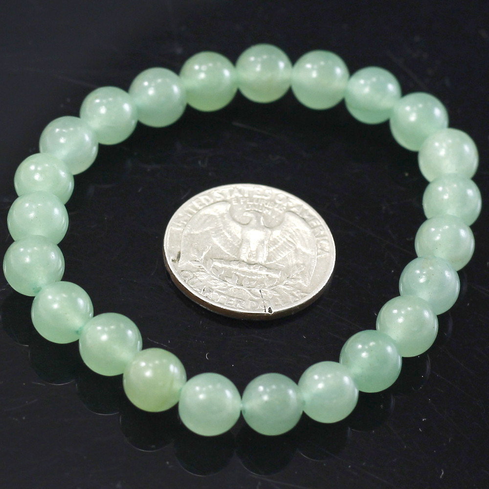 Wholesale Gemstone Bracelet Balance Elastic Stretch 4mm 6mm 8mm 10mm 12mm 7.5″