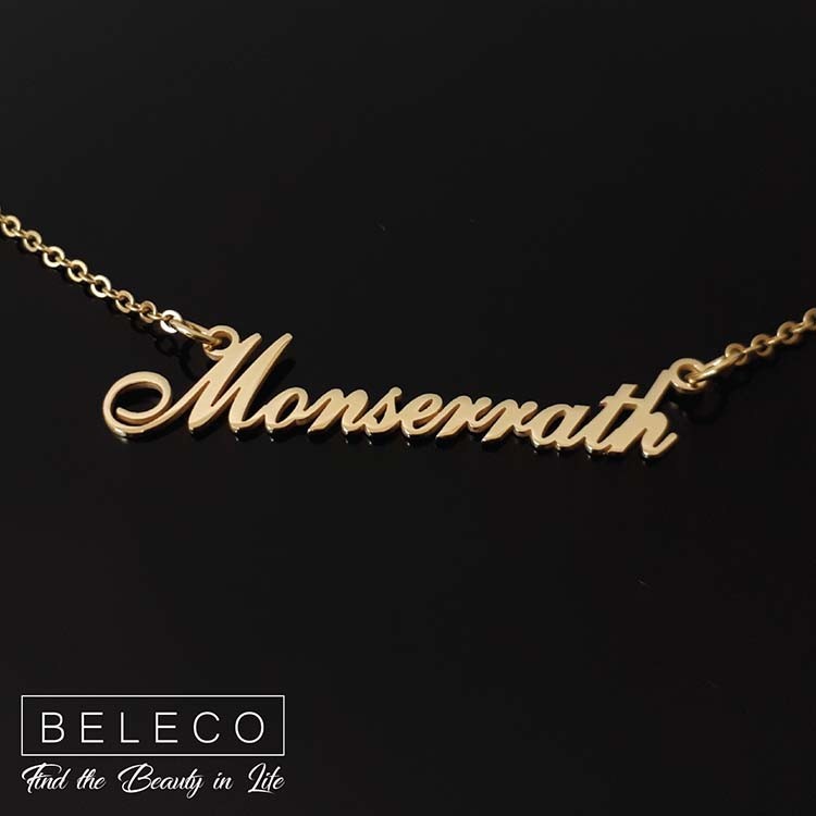 Customize Name Necklace 15 Font Style Custom Your Name Necklace With Any Name